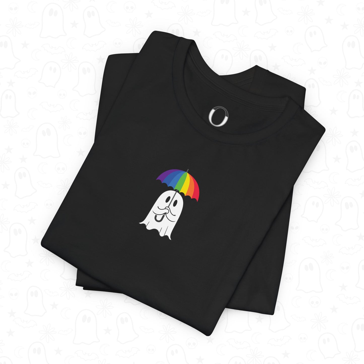 LGBTQ Pride Umbrella Ghost Minimalist Shirt