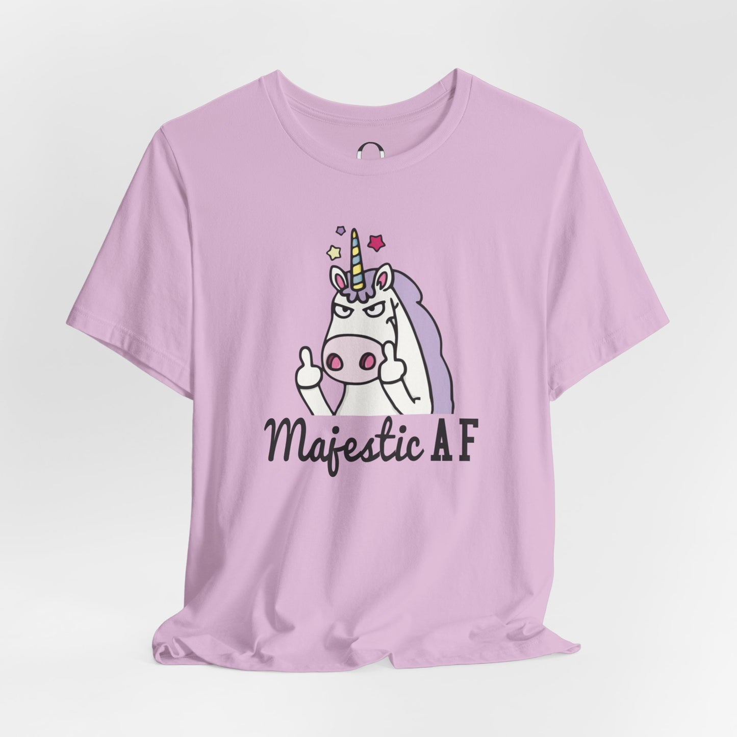 Majestic AF_ Middle Finger Unicorn Tee