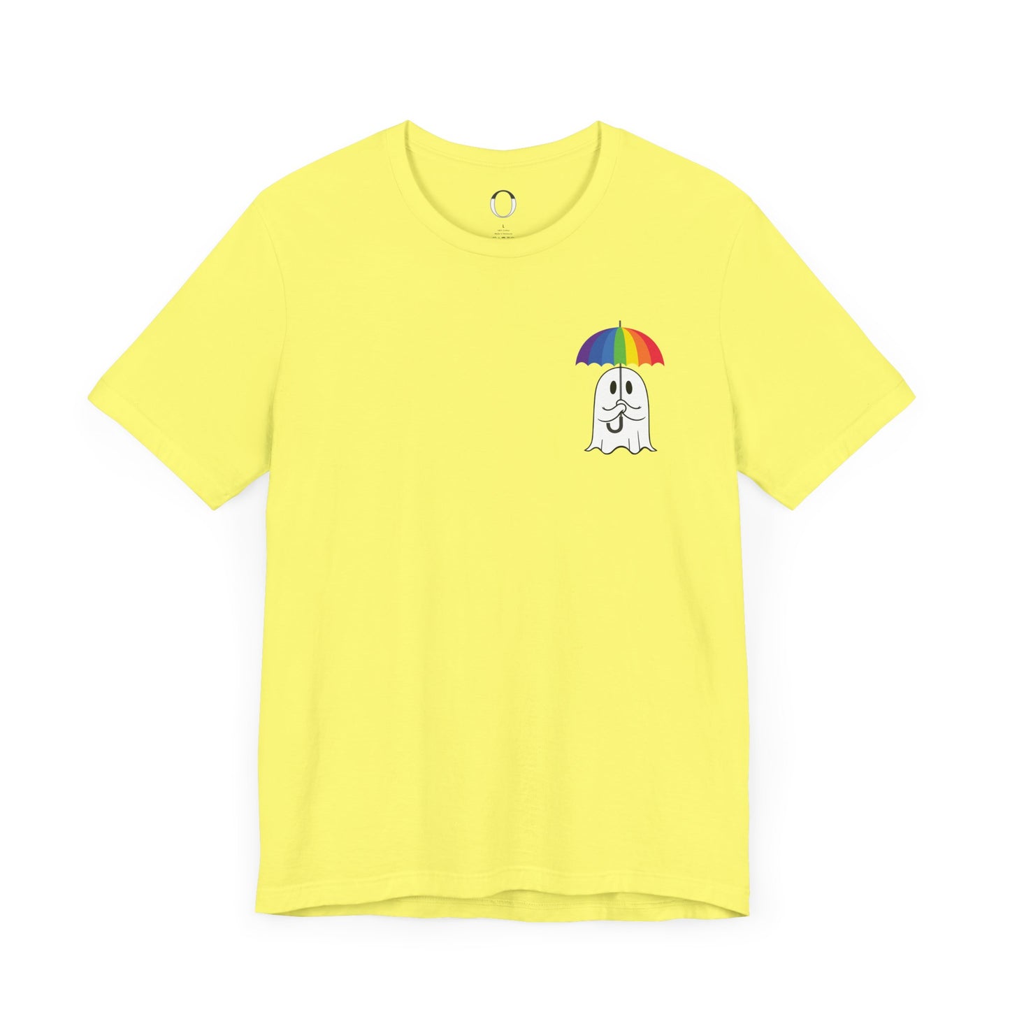 LGBTQ Pride Umbrella Ghost Pocket Shirt
