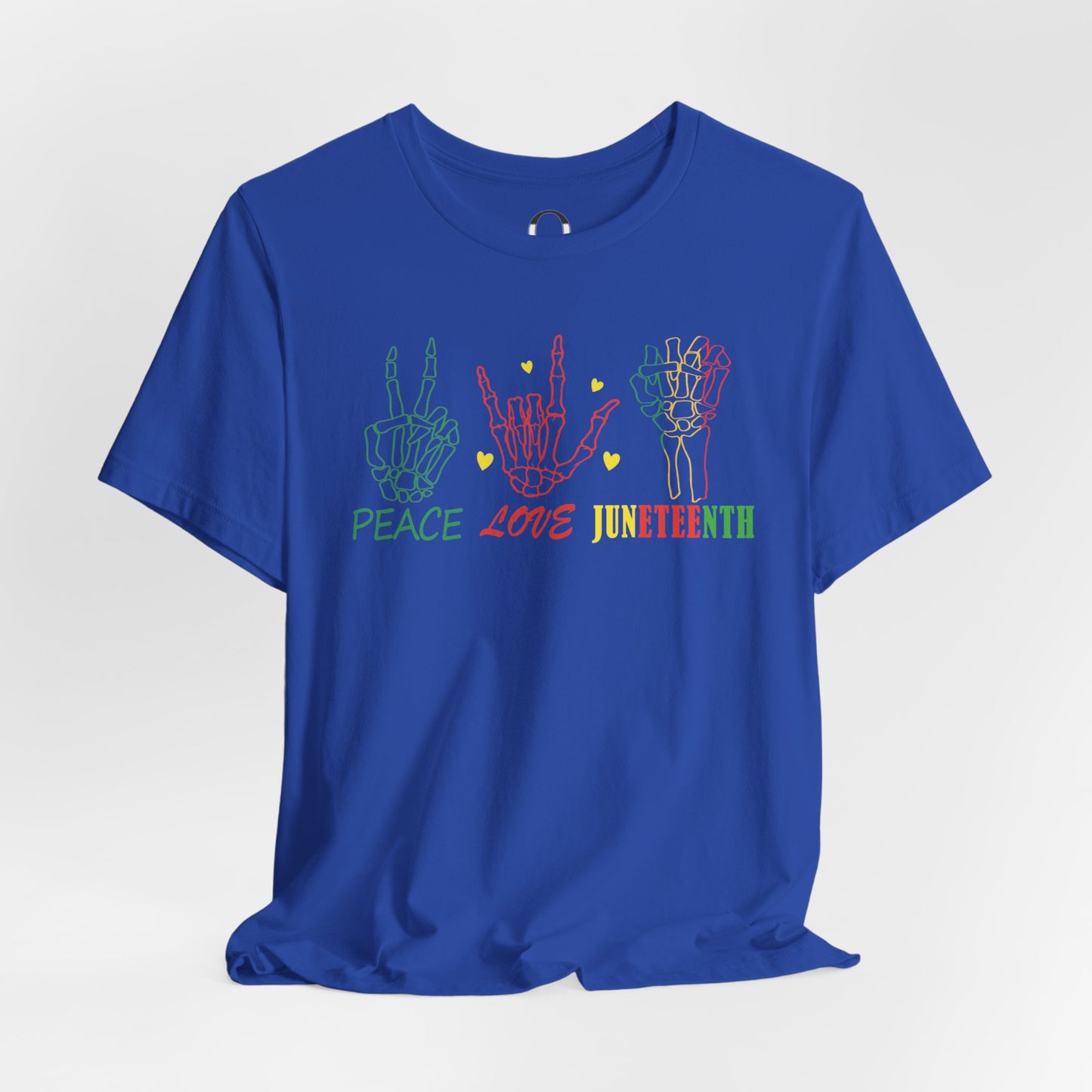 Peace. Love. Juneteenth. Short Sleeve Tee