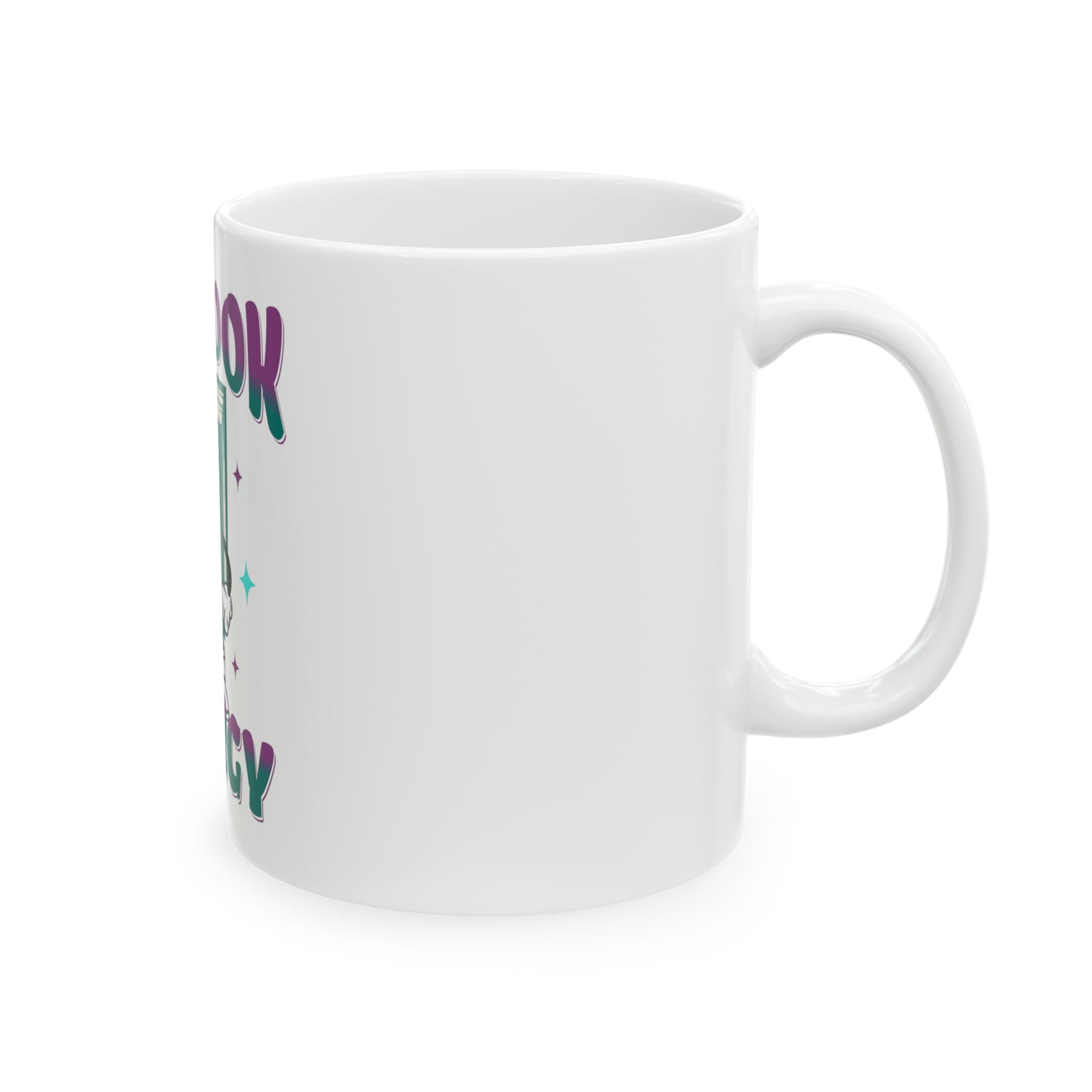 Big Book Energy Ceramic Mug, 11oz