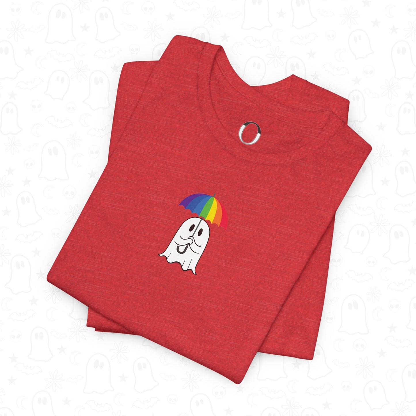 LGBTQ Pride Umbrella Ghost Minimalist Shirt