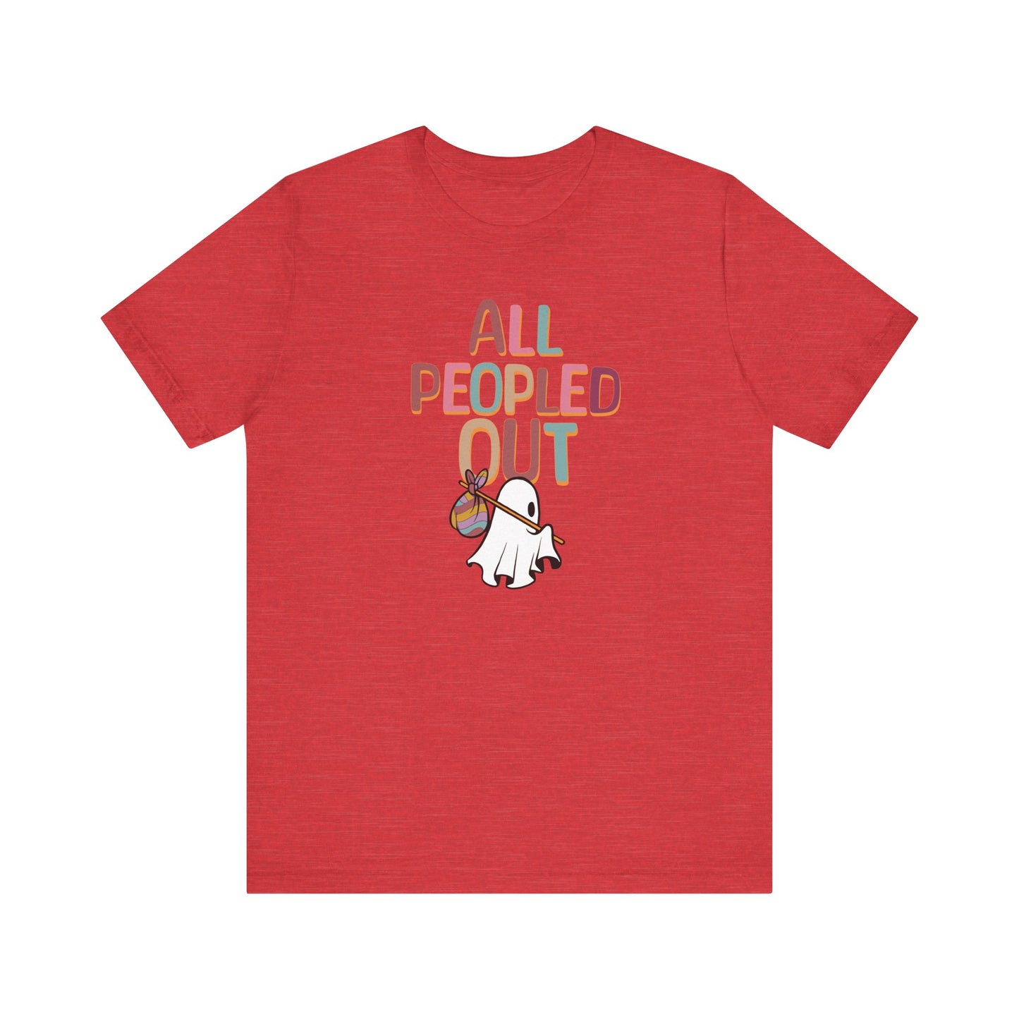 All Peopled Out Ghost Tee