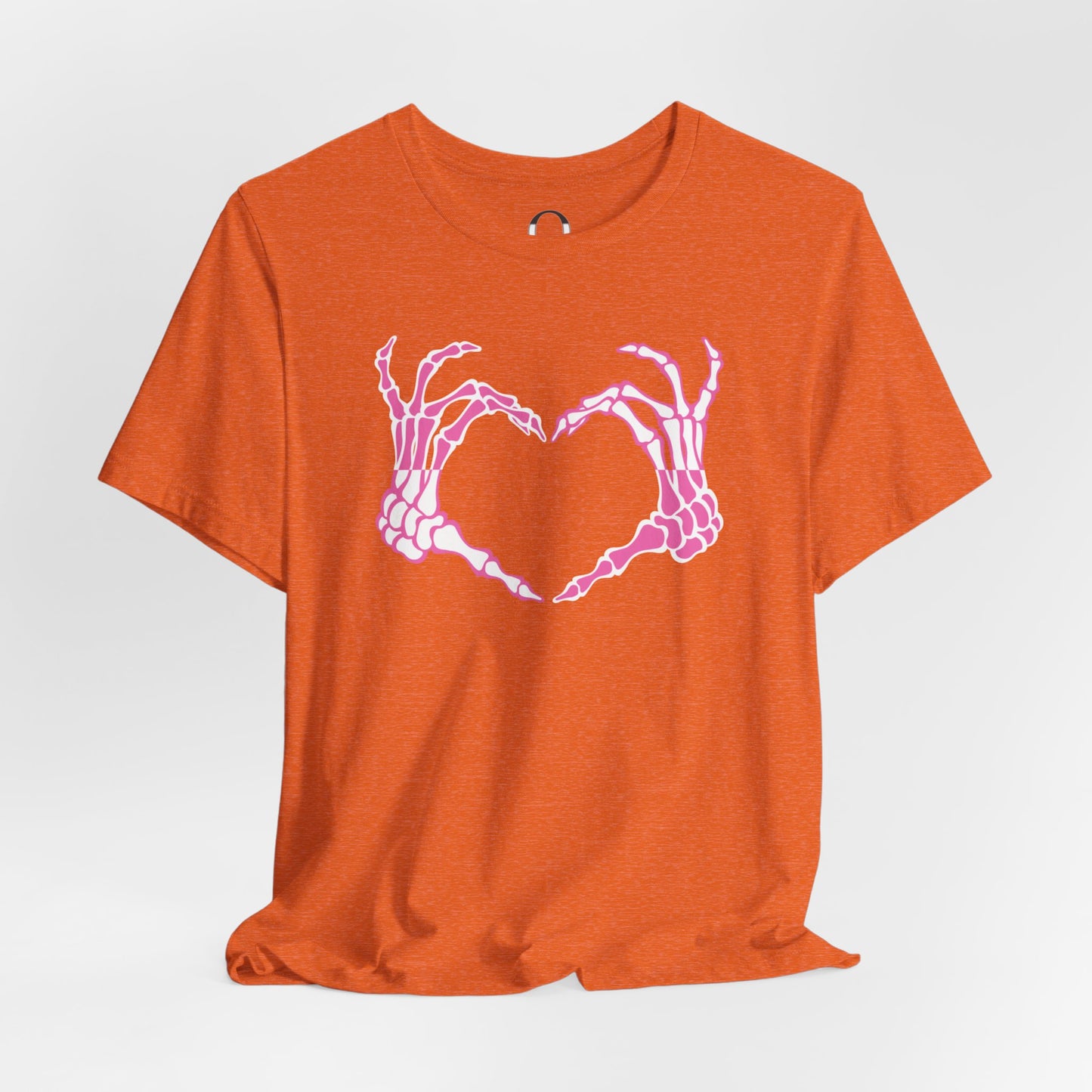 Skeleton Hand Double Pink Love Tee