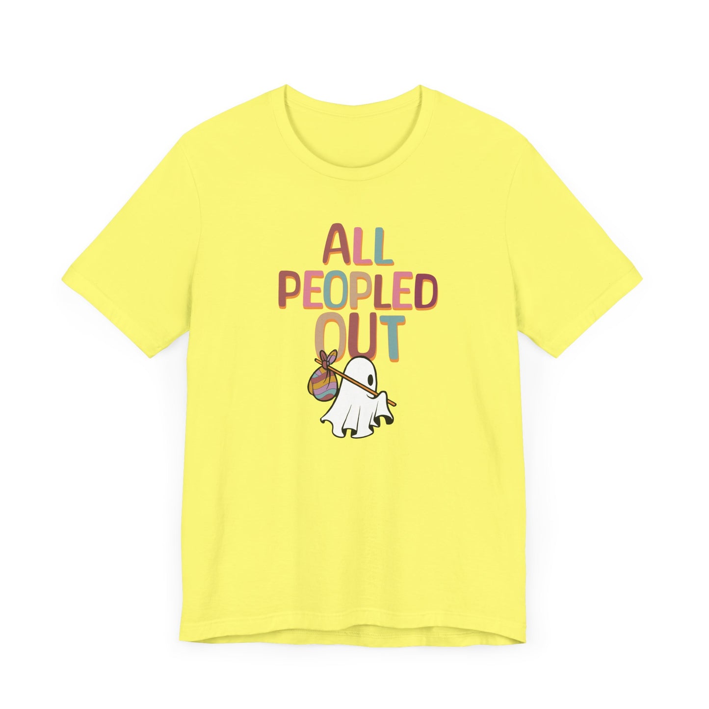 All Peopled Out Ghost Tee
