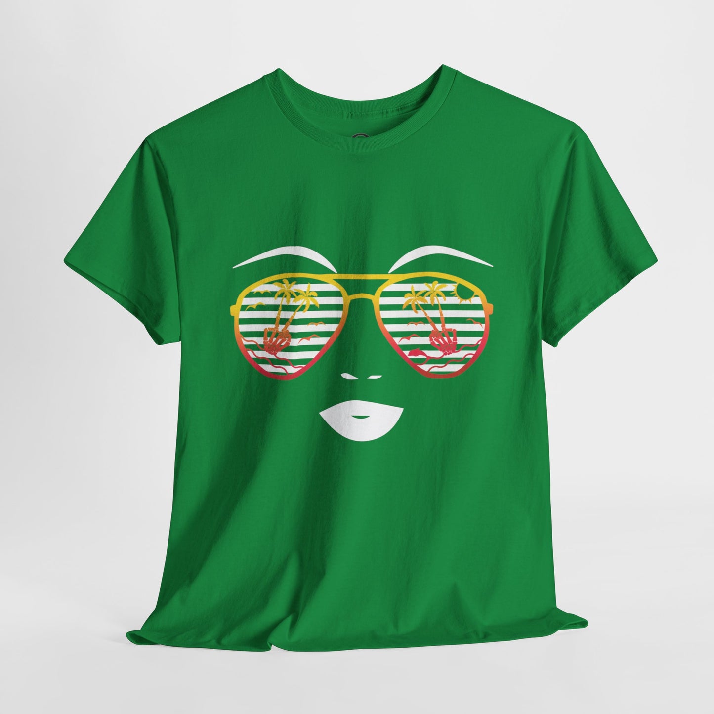 Lookin' Good, Lady Beach Glasses Short Sleeve Tee