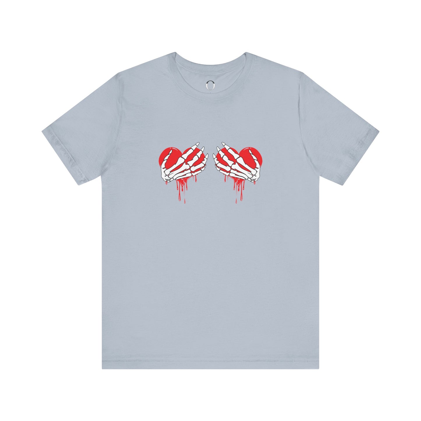Skeleton Hands Heart Bra Shirt