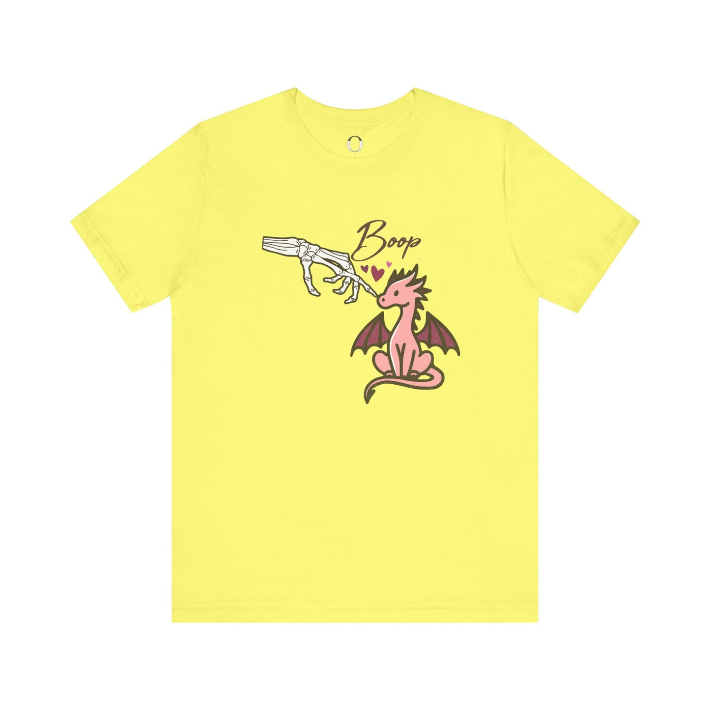 Skeleton Hand Boop Pink Dragon Tee
