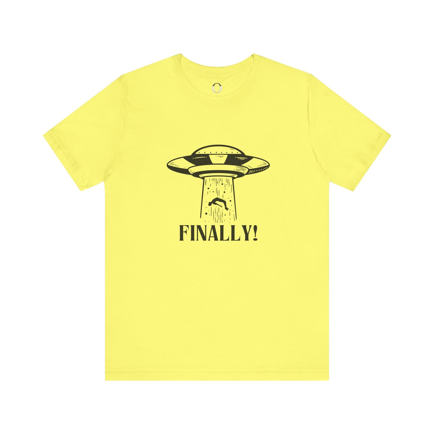 Spaceship Finally Abduction Alien Tee
