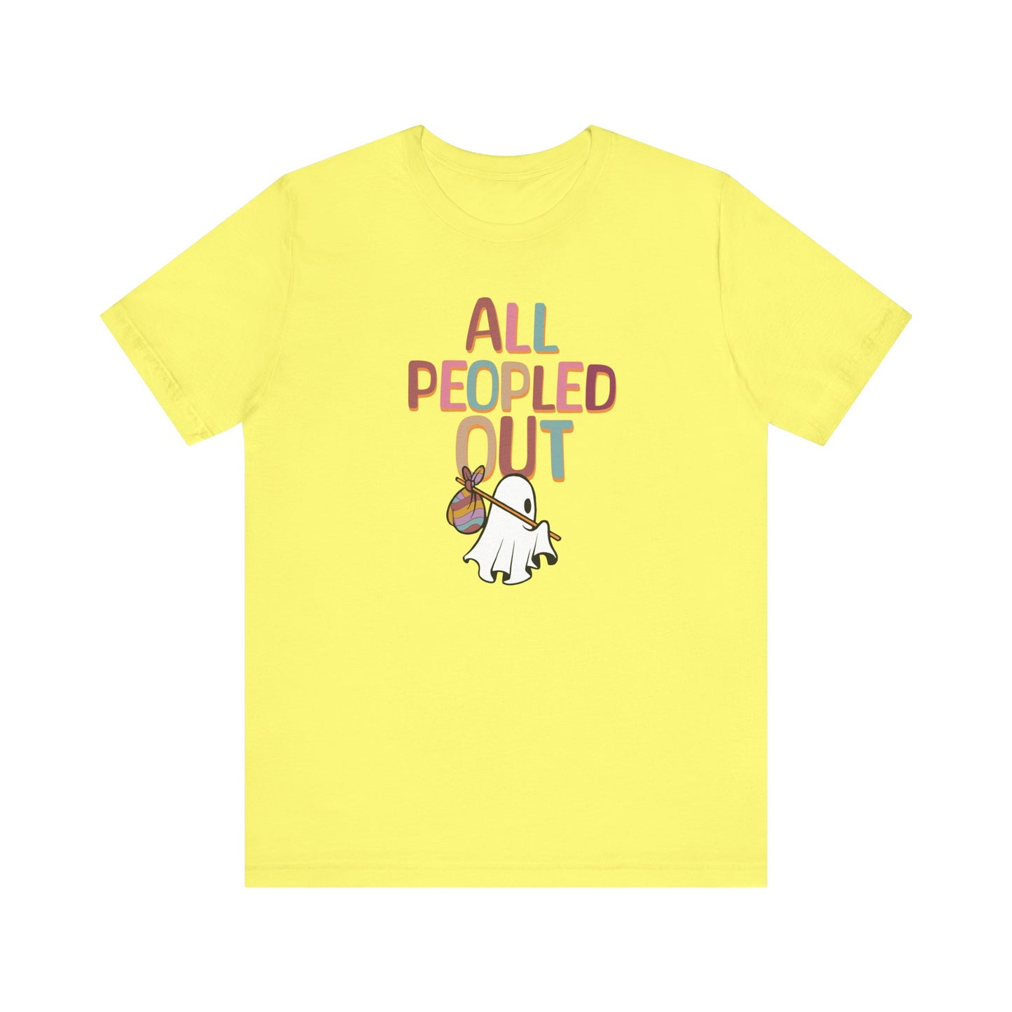 All Peopled Out Ghost Tee
