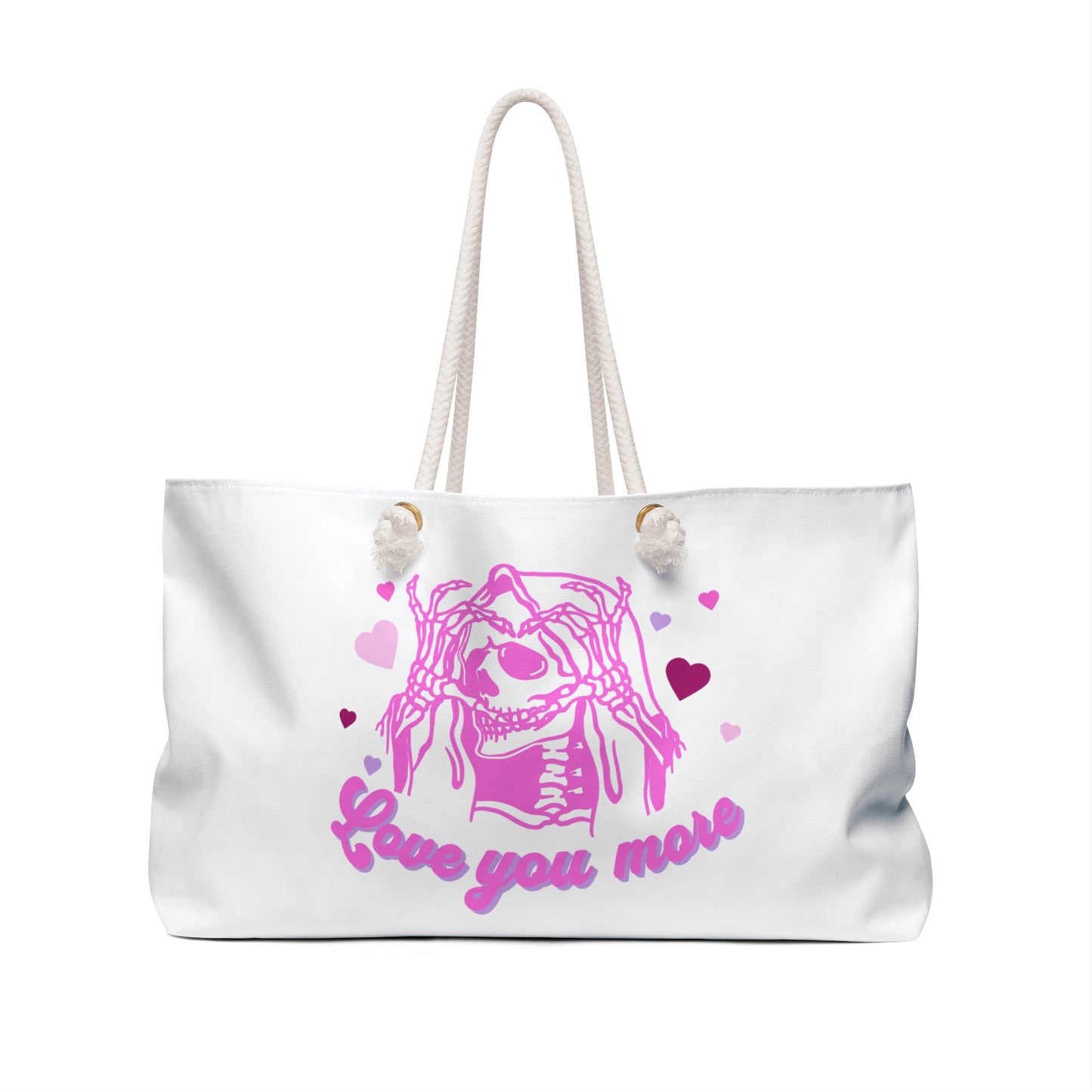 Reaper Love You More - Weekender Bag, White