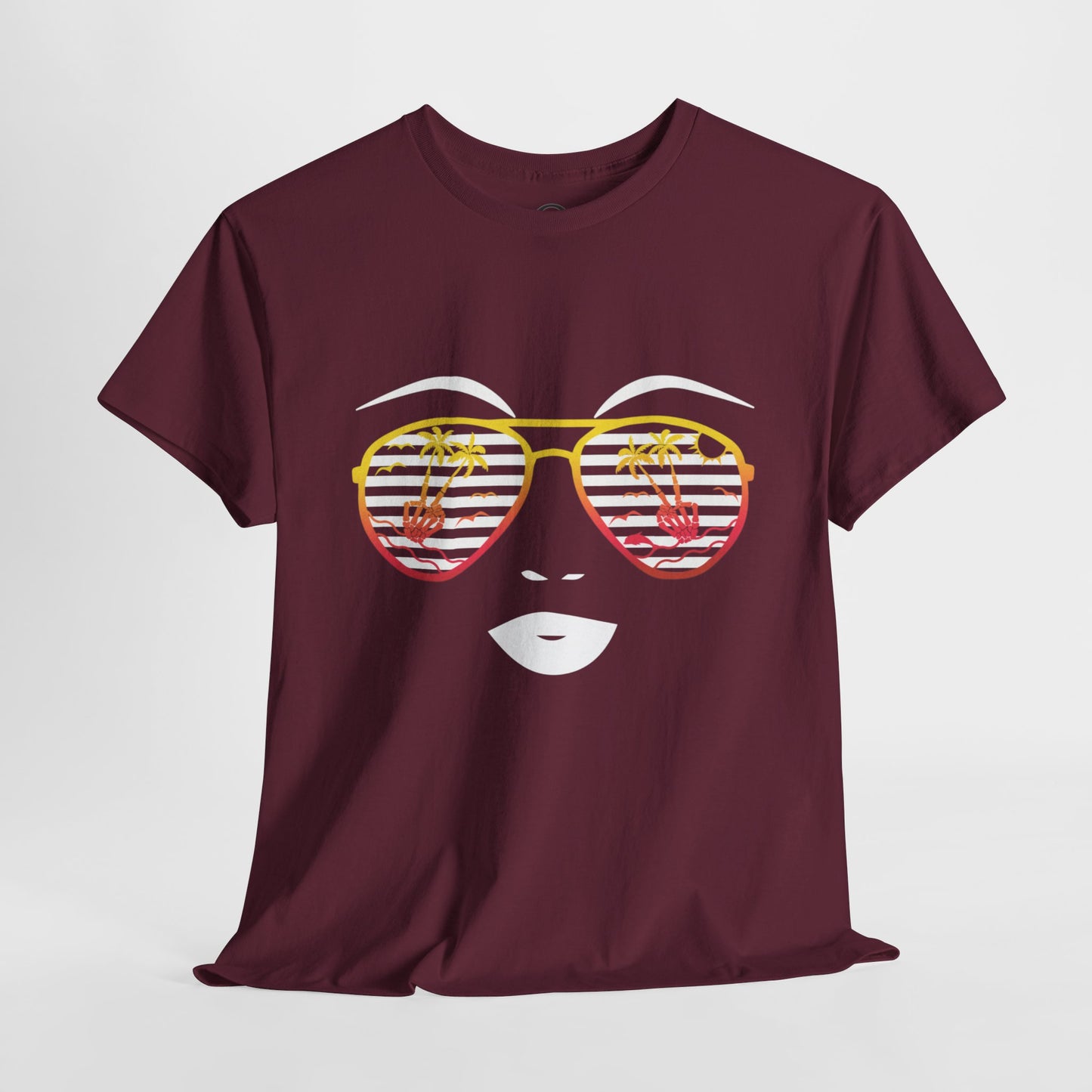 Lookin' Good, Lady Beach Glasses Short Sleeve Tee