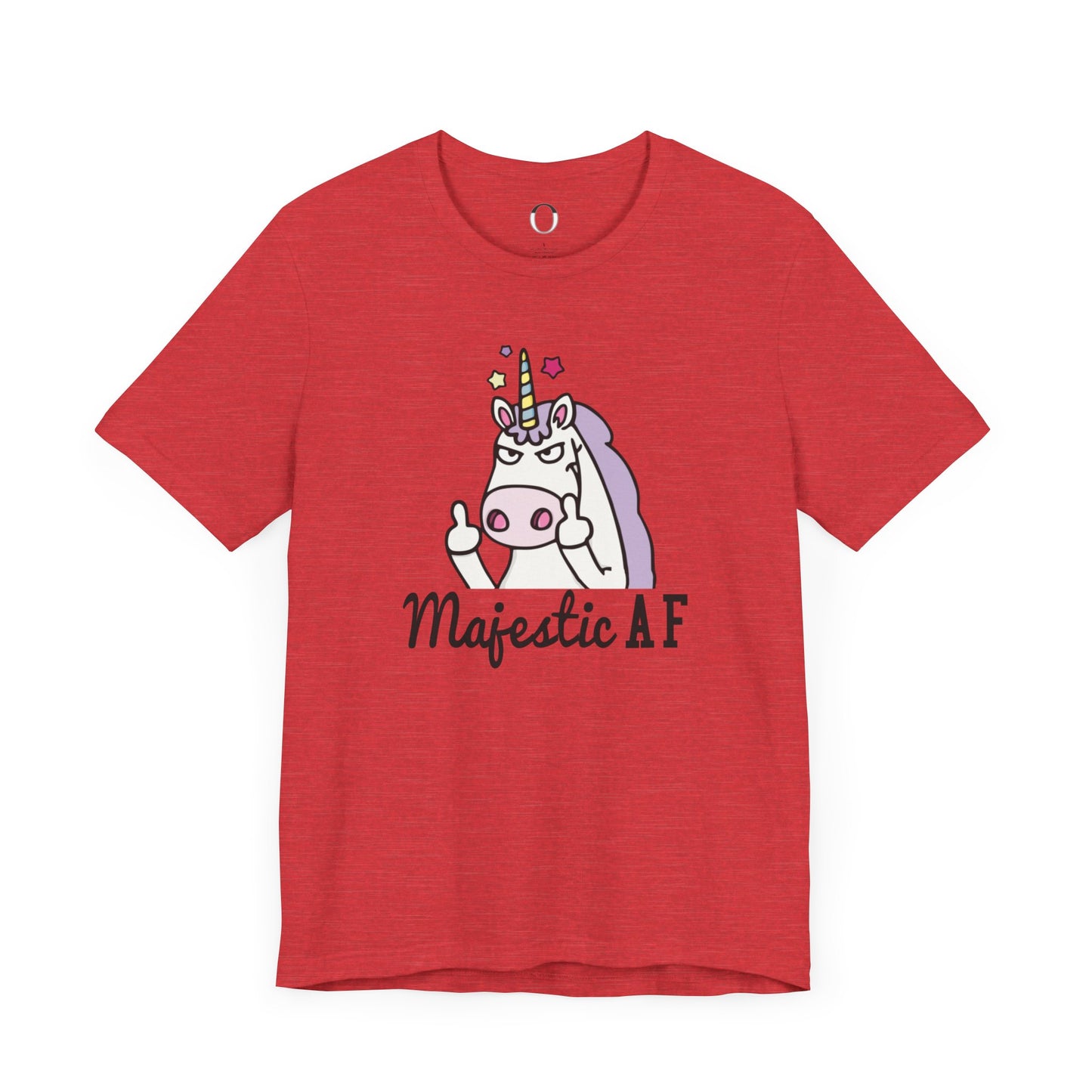 Majestic AF_ Middle Finger Unicorn Tee