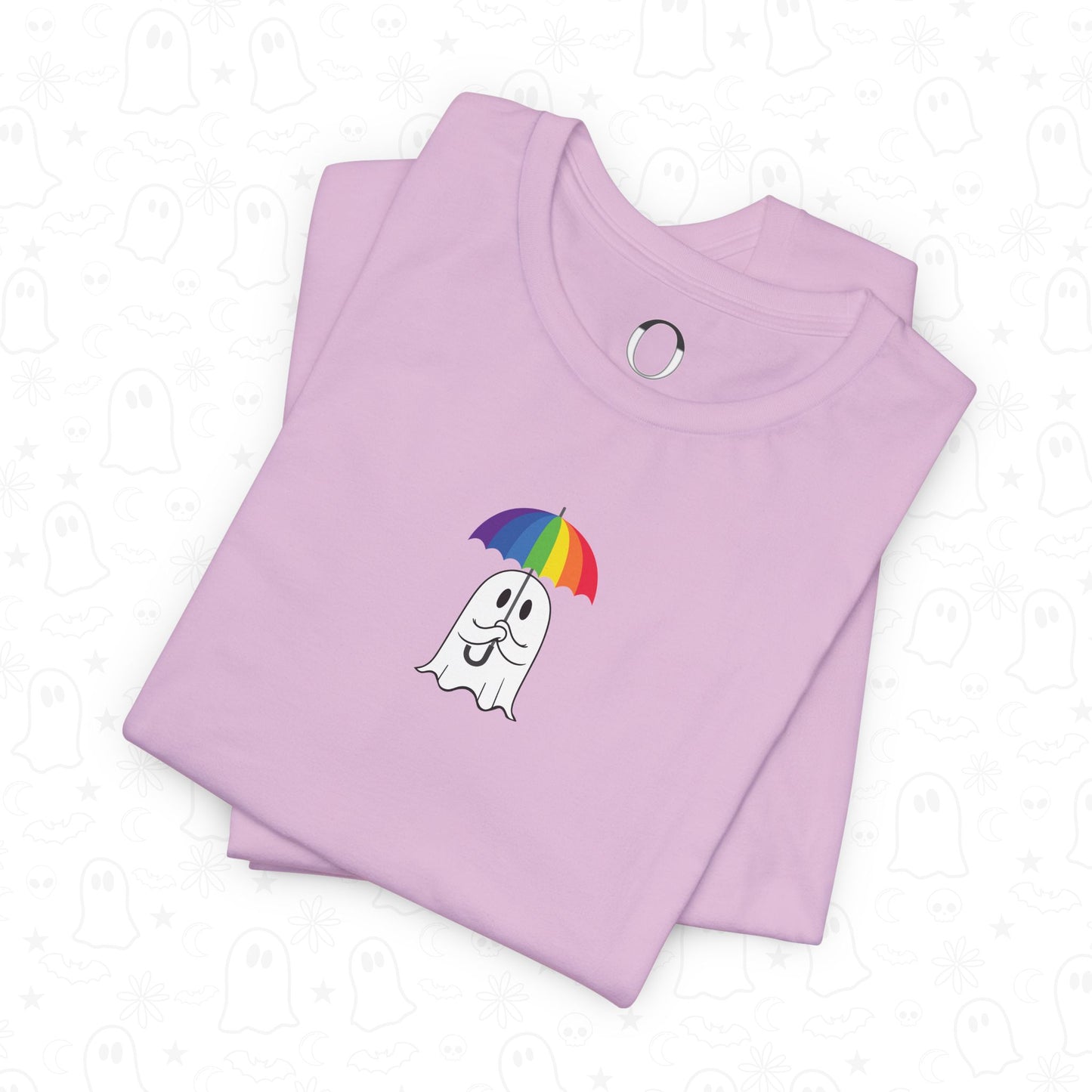 LGBTQ Pride Umbrella Ghost Minimalist Shirt