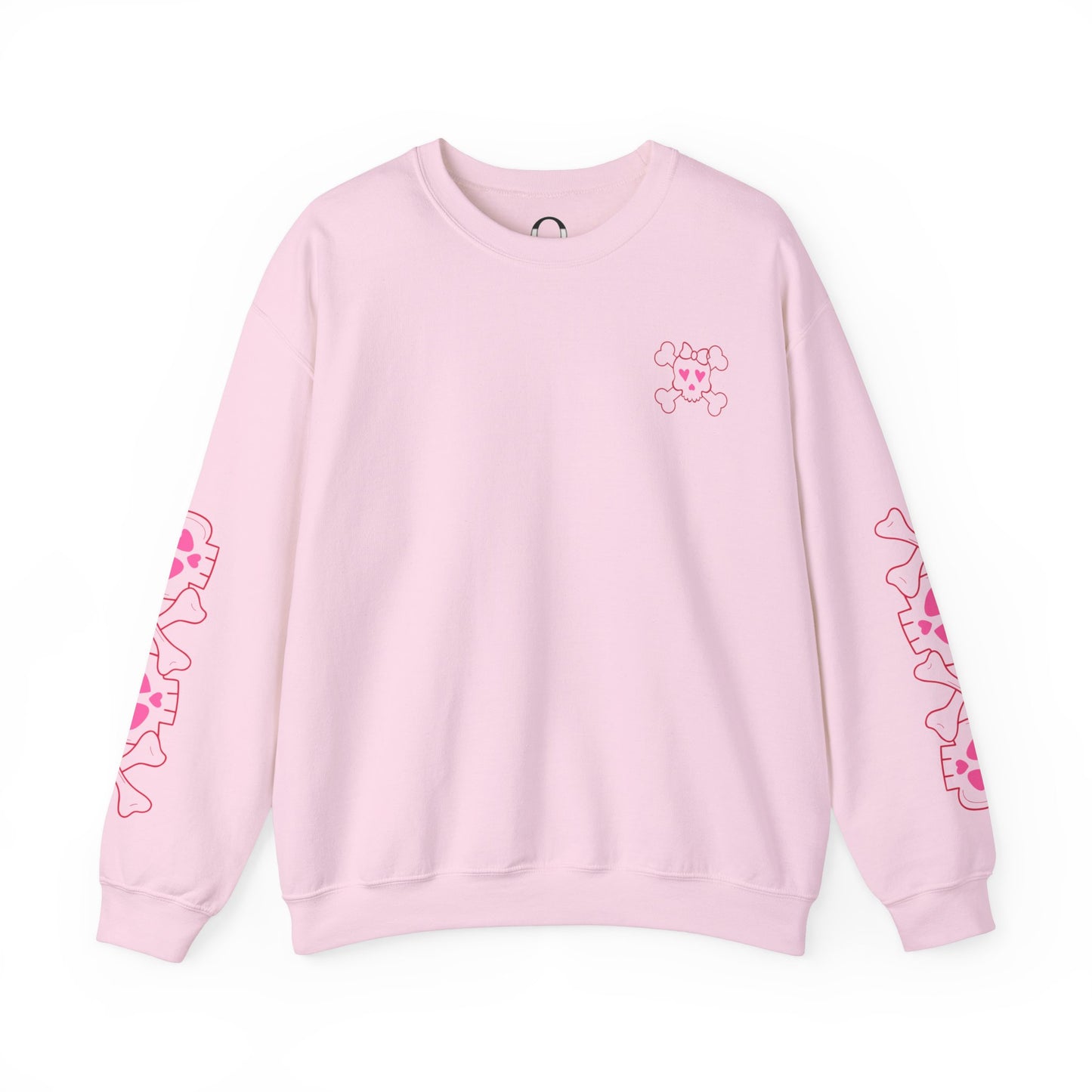 Sweetheart Skull Double Sleeve Sweatshirt