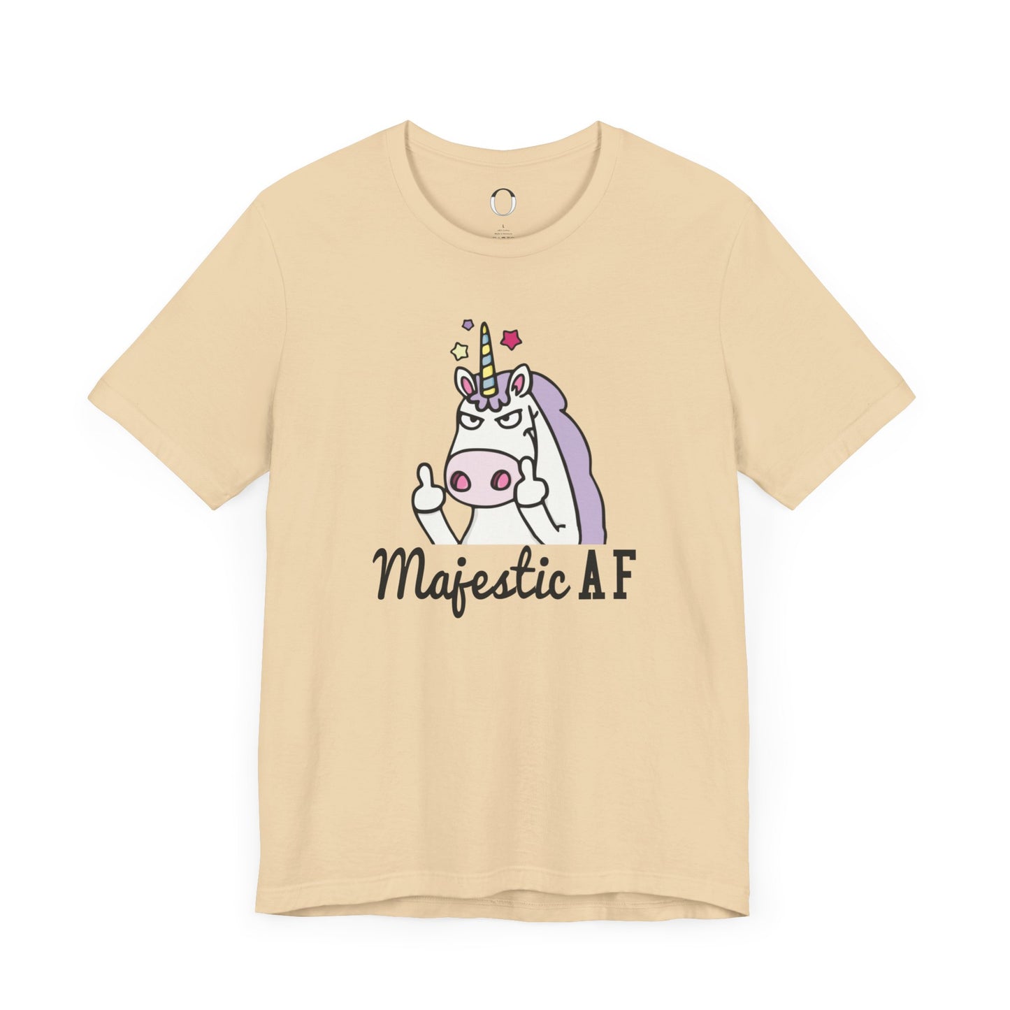 Majestic AF_ Middle Finger Unicorn Tee