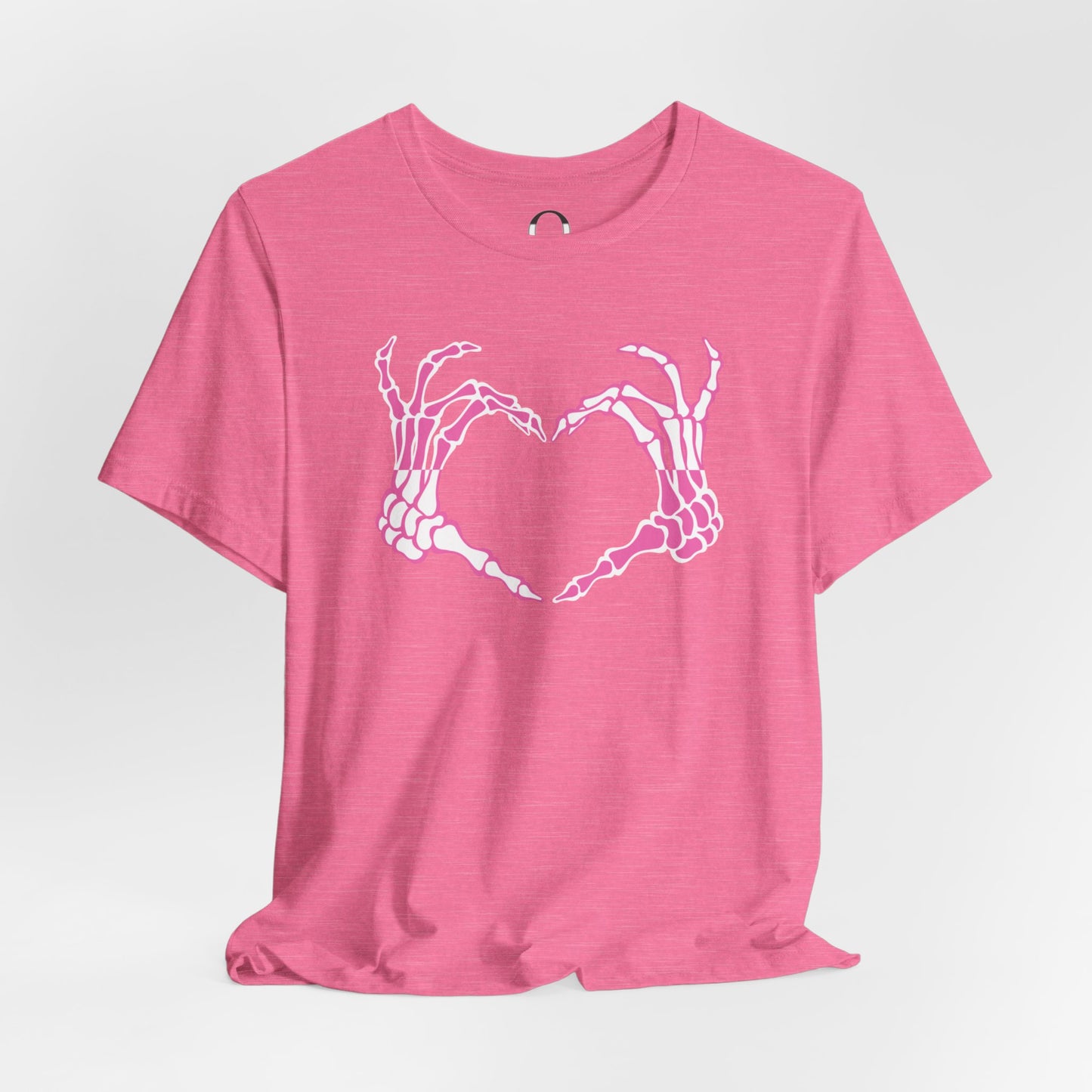 Skeleton Hand Double Pink Love Tee