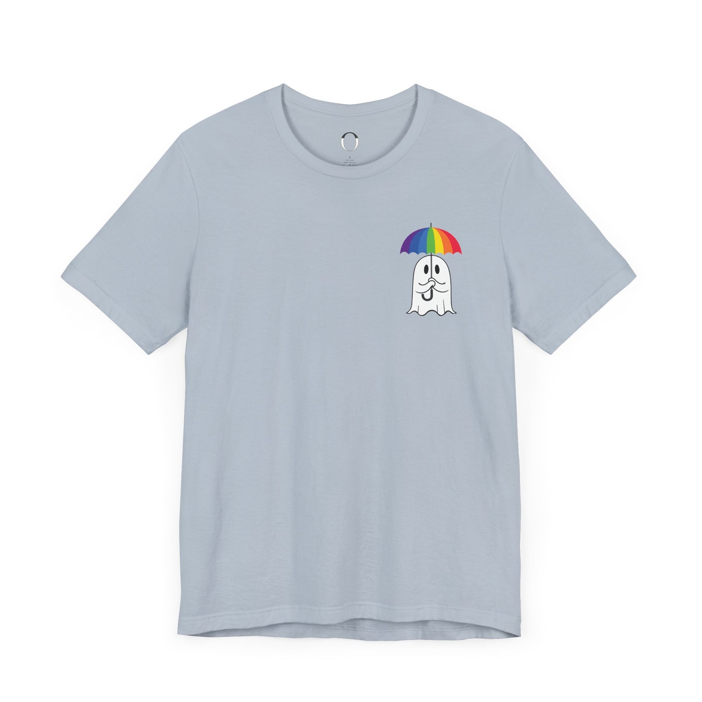 LGBTQ Pride Umbrella Ghost Pocket Shirt