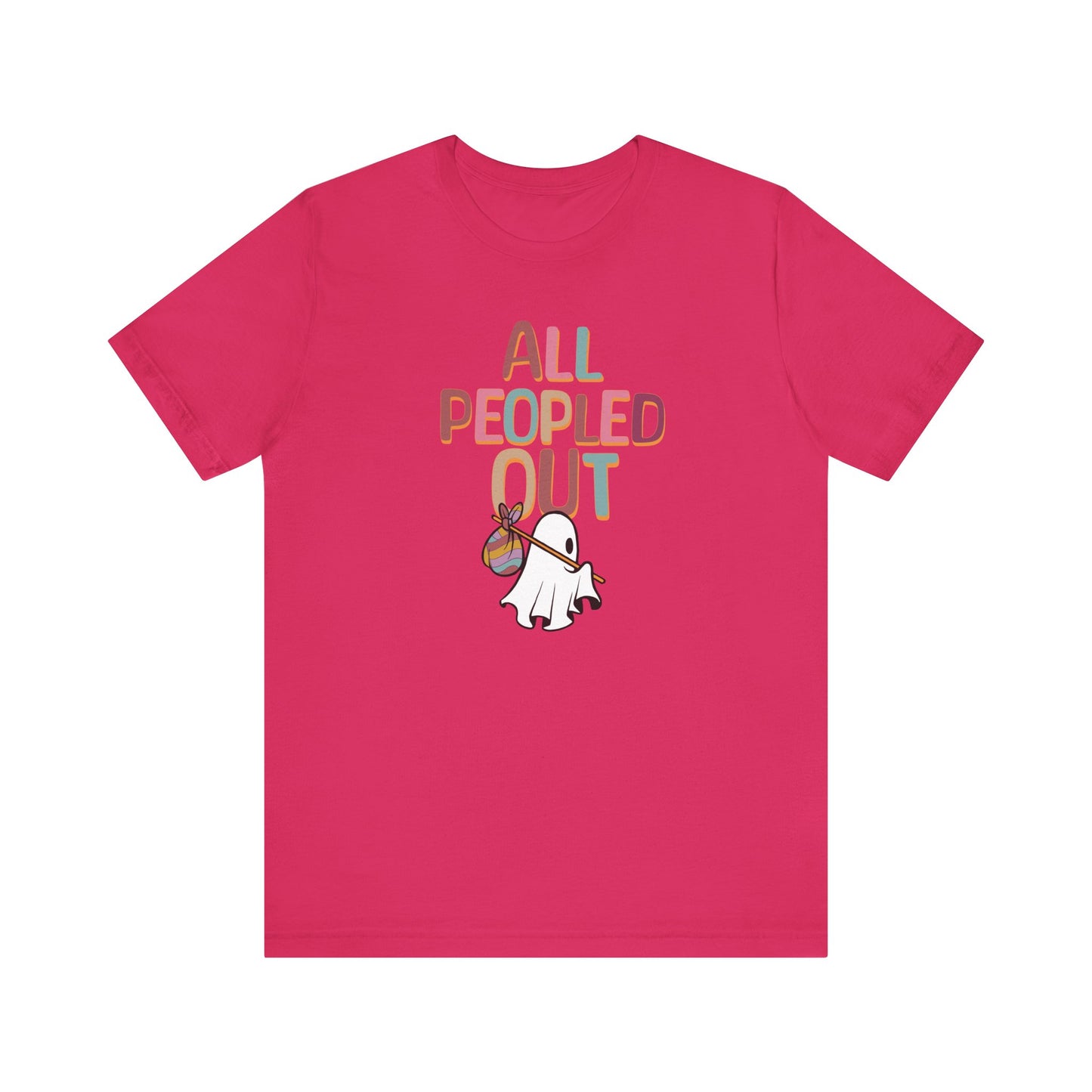 All Peopled Out Ghost Tee