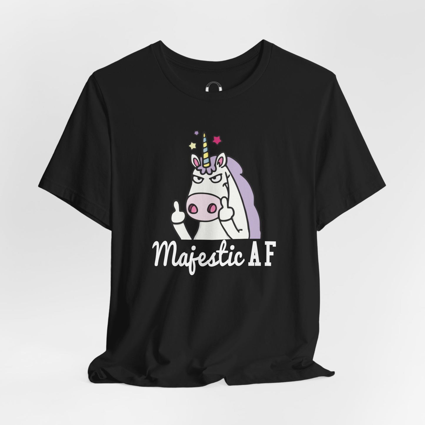 Majestic AF_ Middle Finger Unicorn Tee