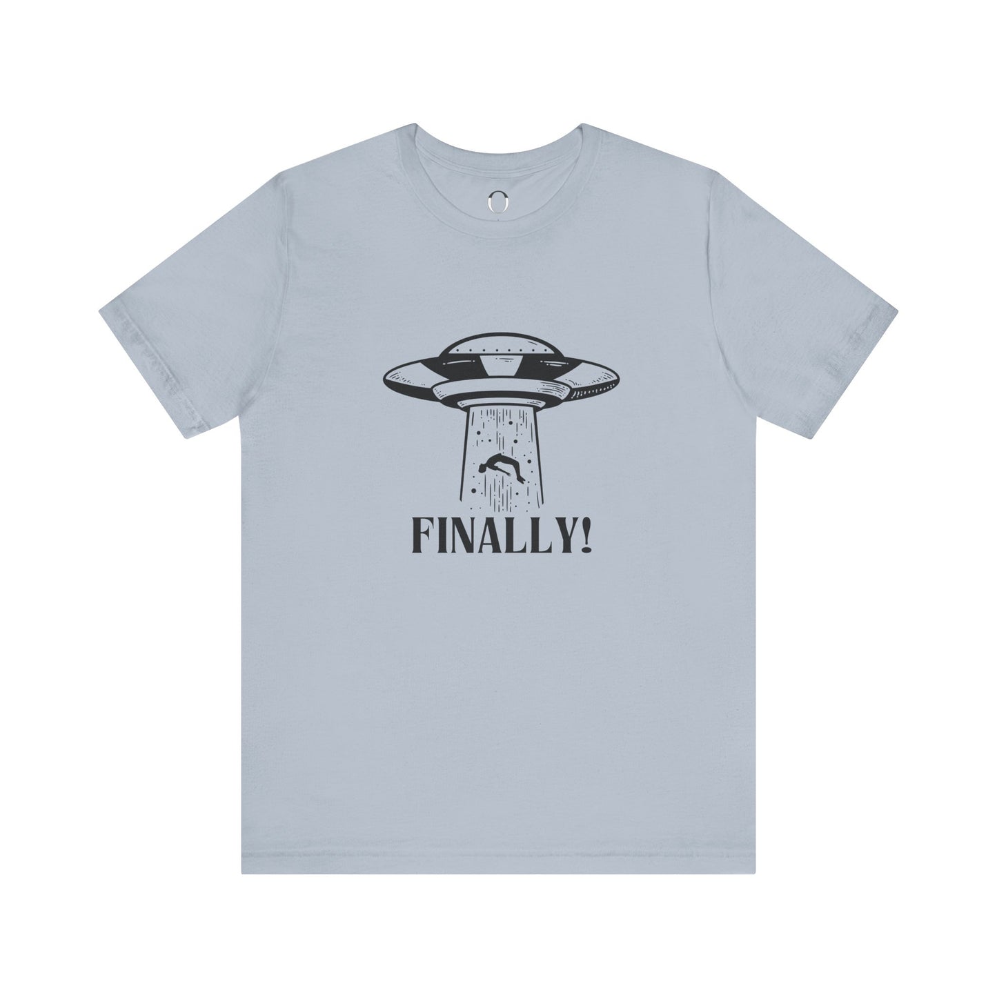 Spaceship Finally Abduction Alien Tee