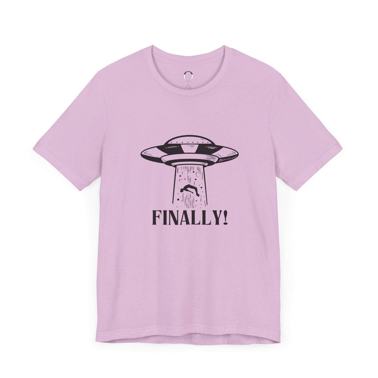 Spaceship Finally Abduction Alien Tee