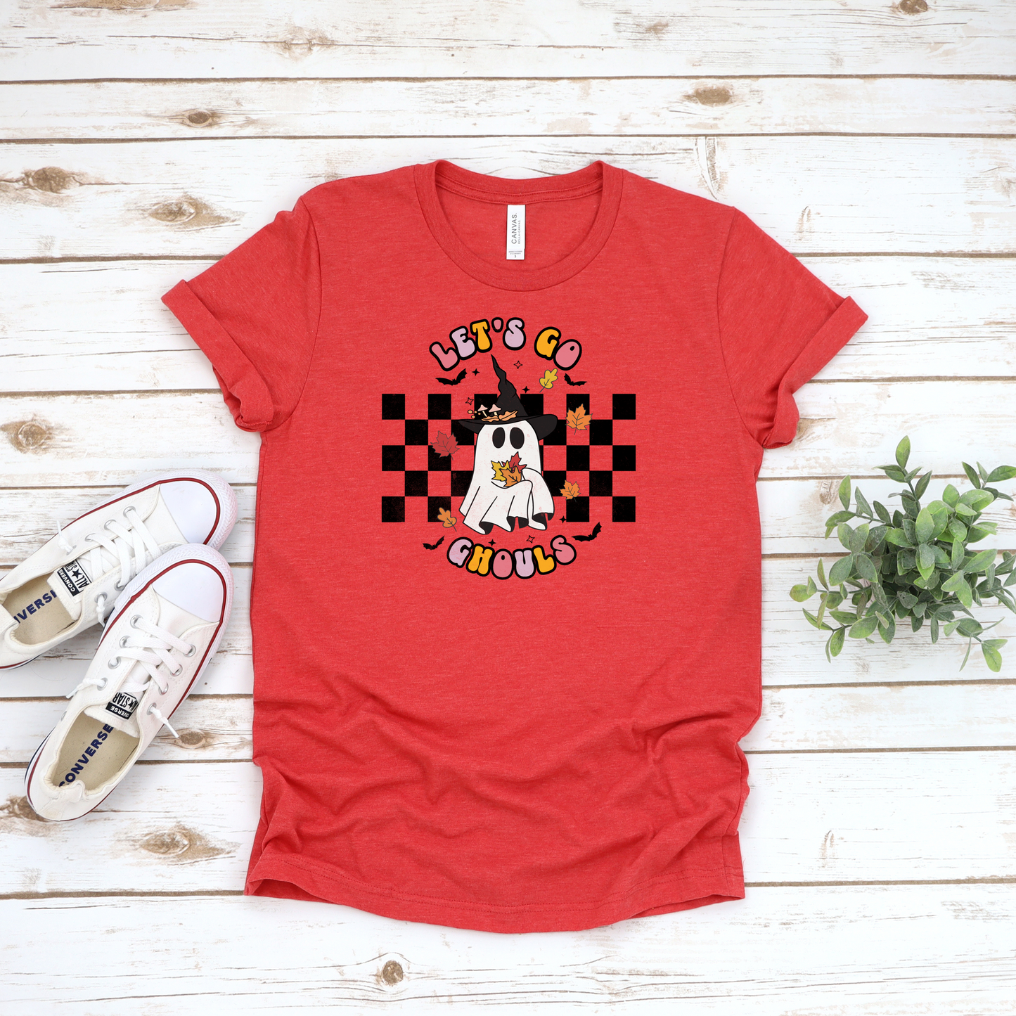 Let's Go Ghouls Ghost Tee