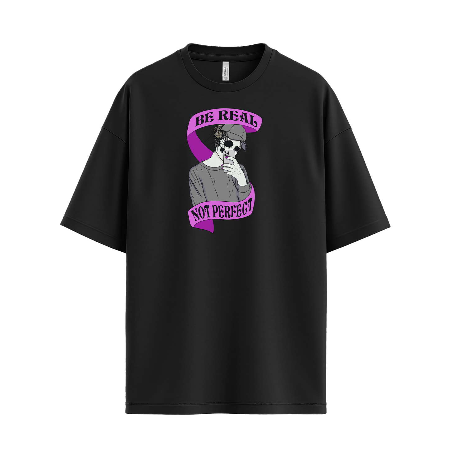 "Be Real, Not Perfect" Short Sleeve Tee
