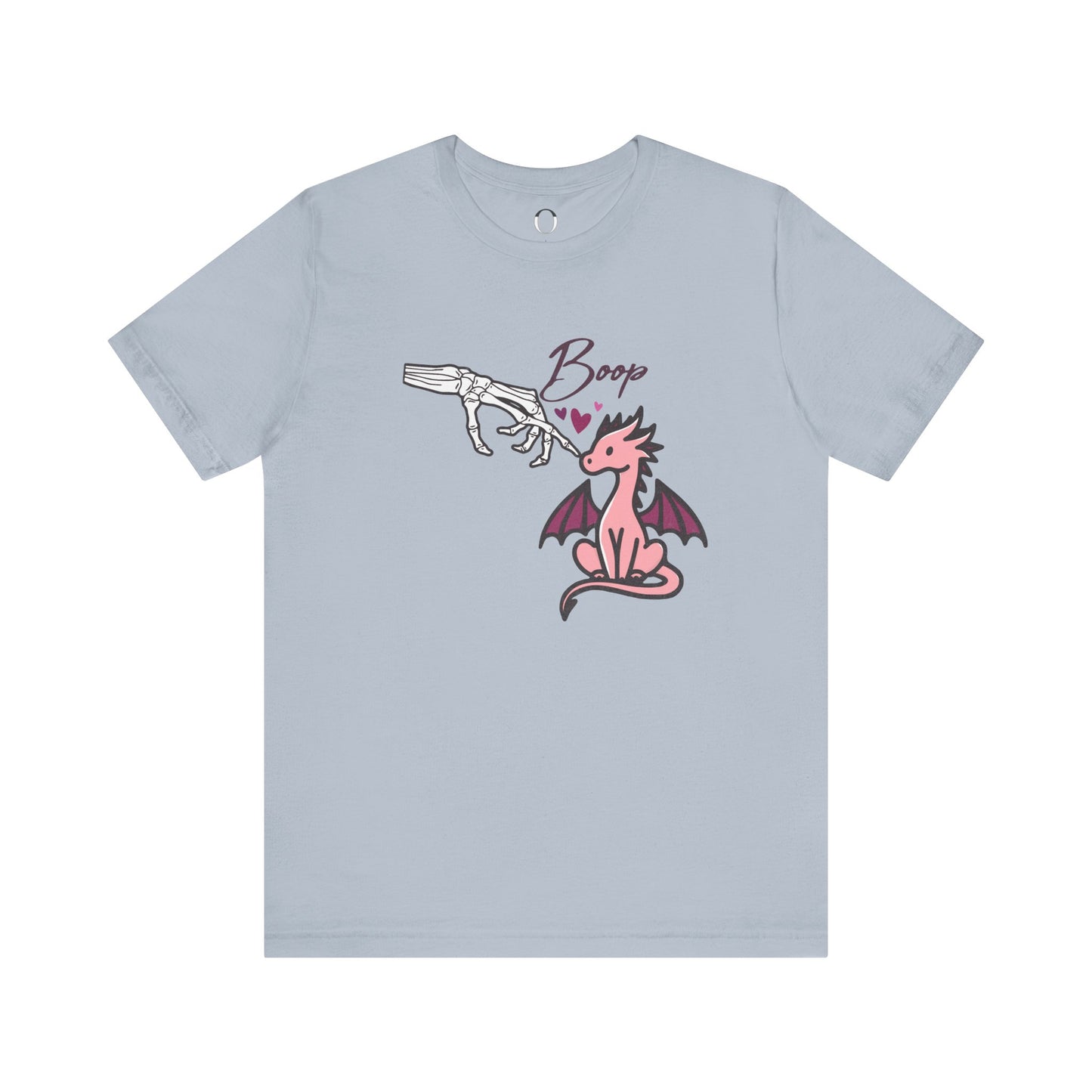Skeleton Hand Boop Pink Dragon Tee