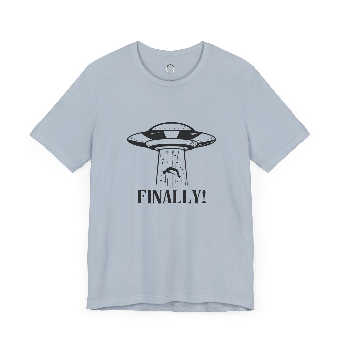 Spaceship Finally Abduction Alien Tee