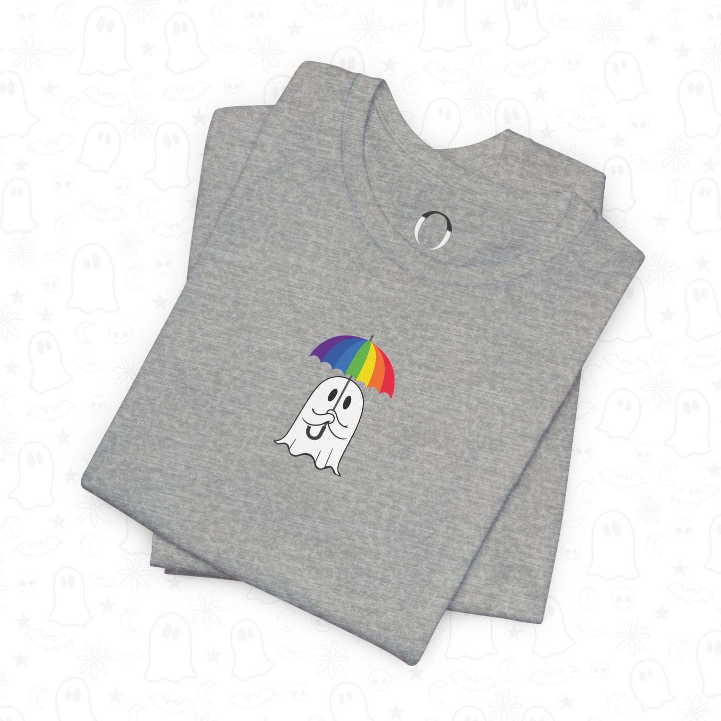 LGBTQ Pride Umbrella Ghost Minimalist Shirt