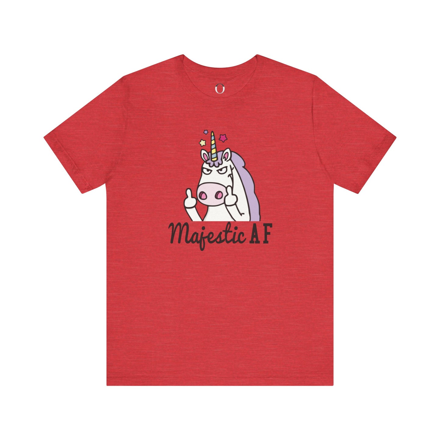 Majestic AF_ Middle Finger Unicorn Tee