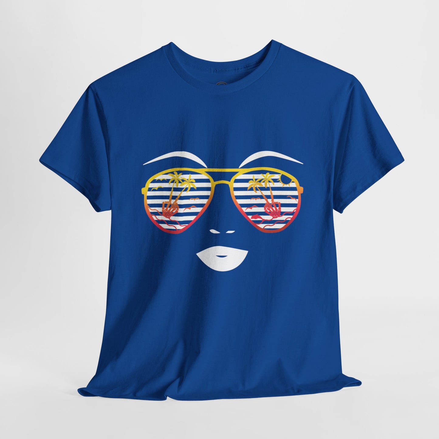 Lookin' Good, Lady Beach Glasses Short Sleeve Tee