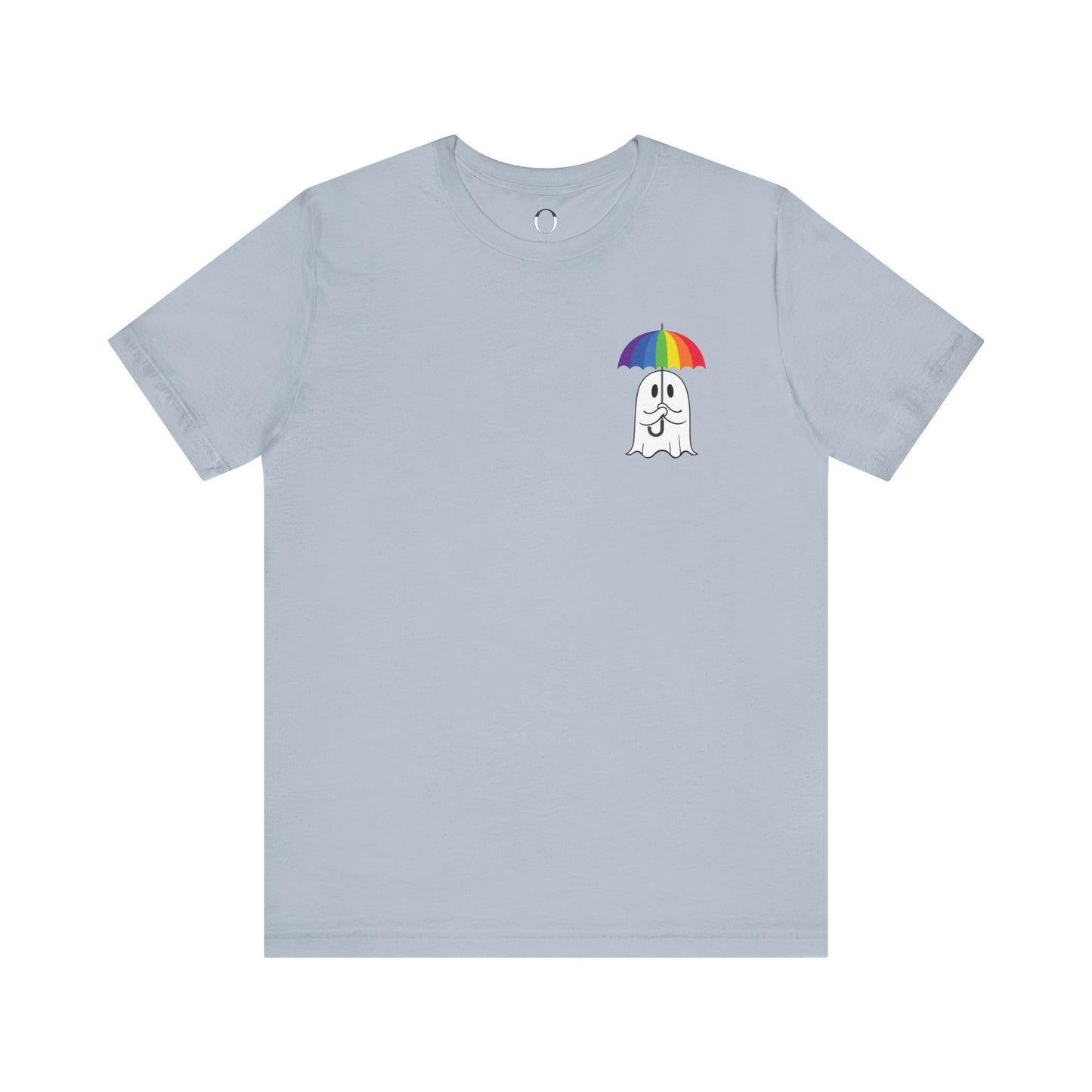 LGBTQ Pride Umbrella Ghost Pocket Shirt