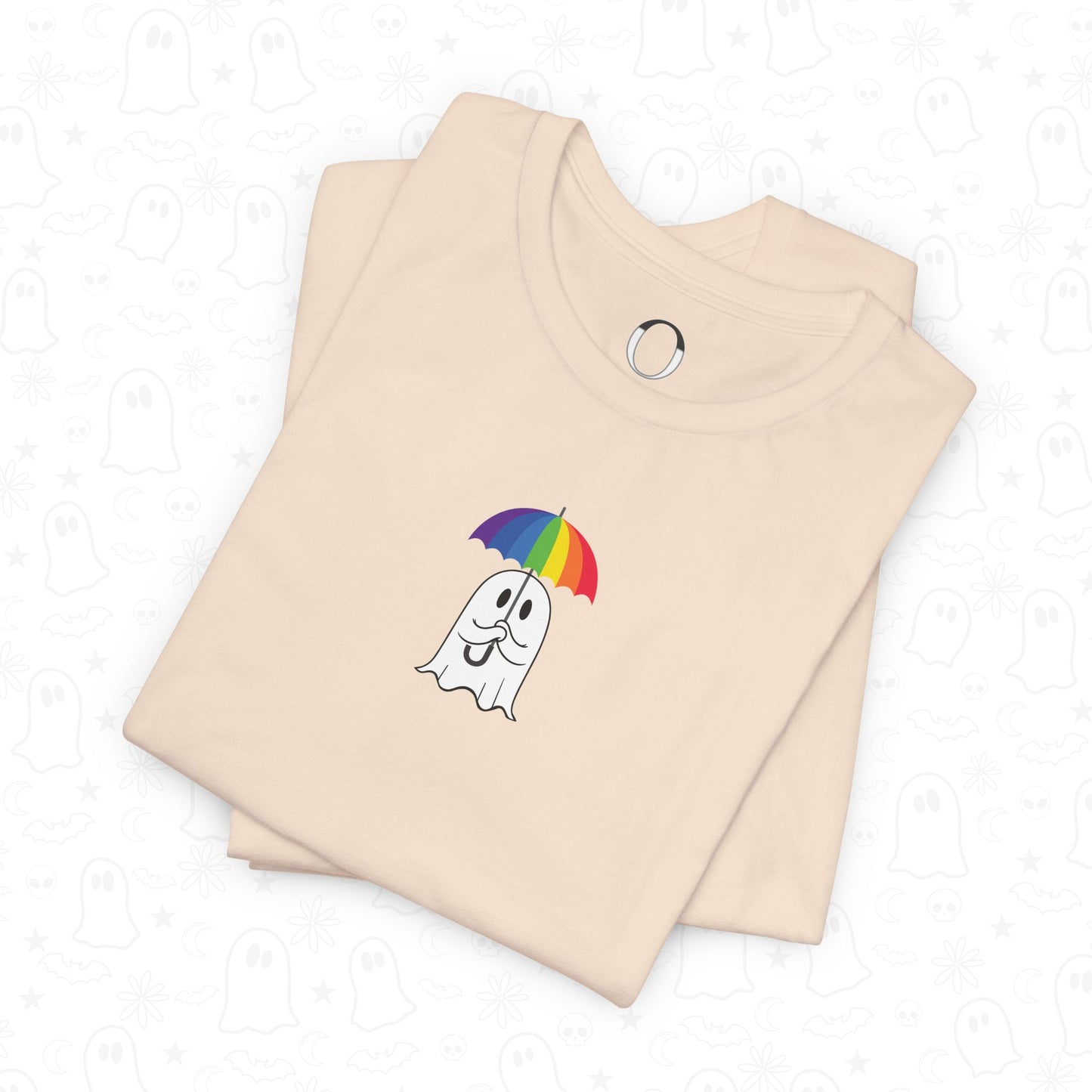 LGBTQ Pride Umbrella Ghost Minimalist Shirt