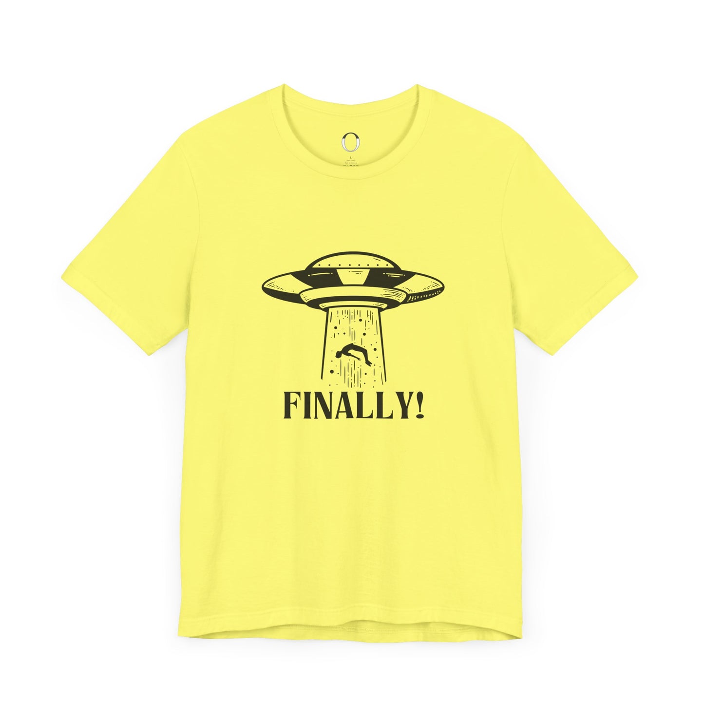 Spaceship Finally Abduction Alien Tee