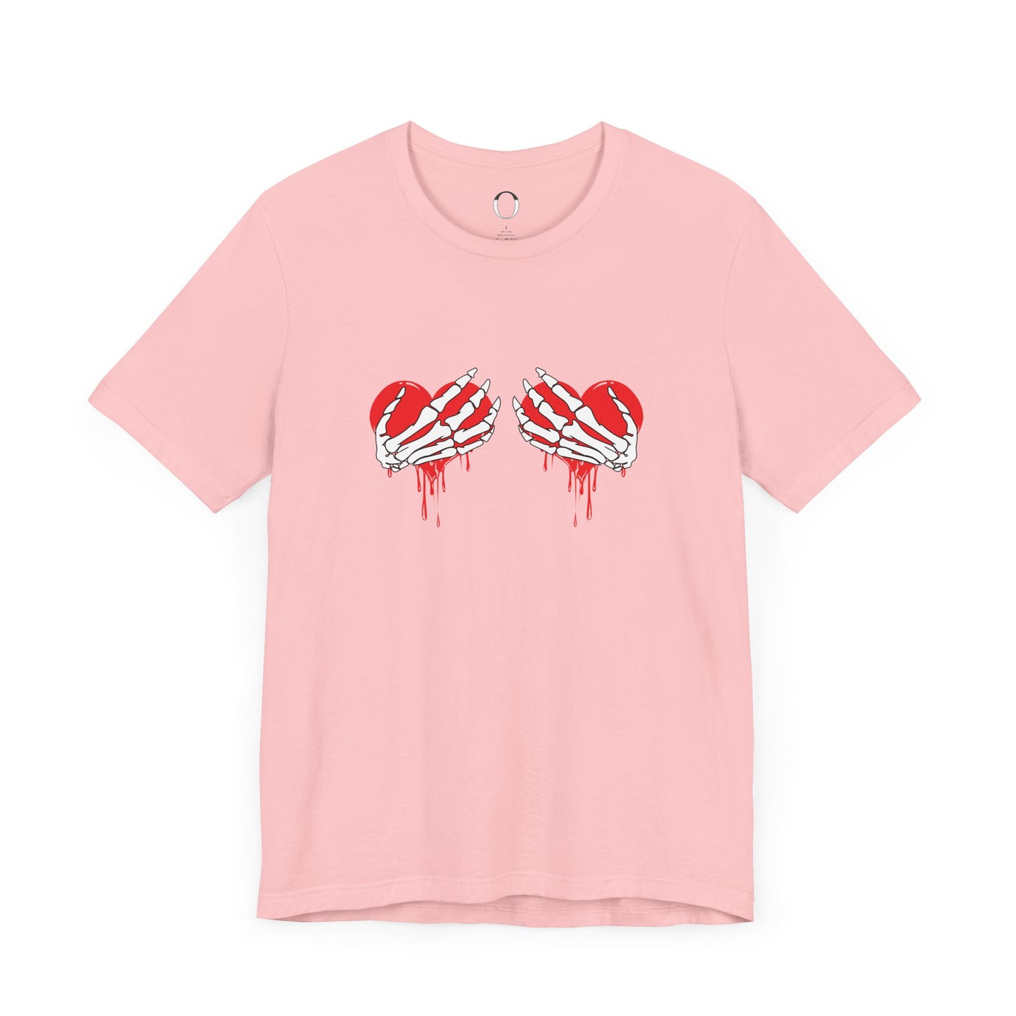 Skeleton Hands Heart Bra Shirt
