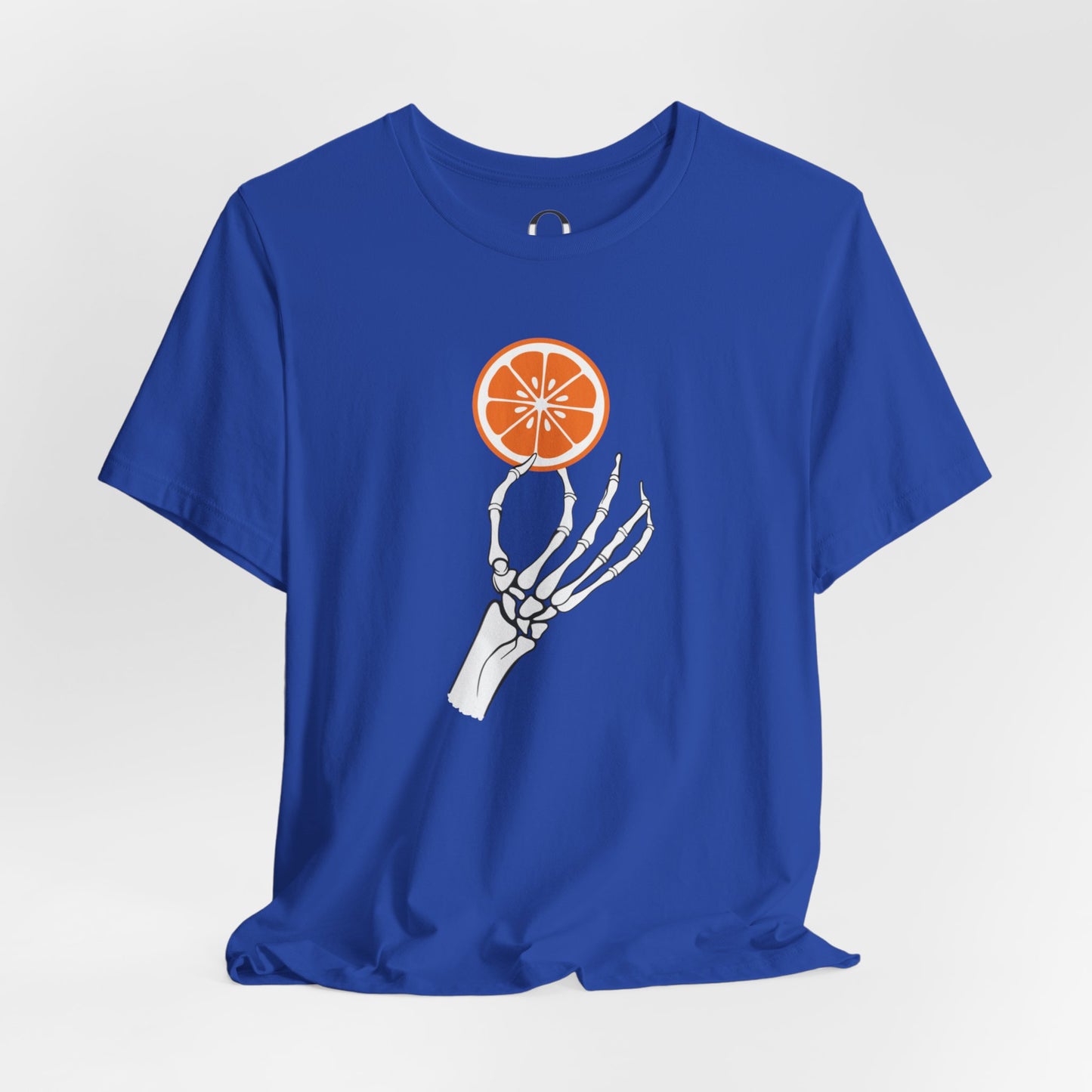 Skeleton Hand Holding An Orange Slice Tee