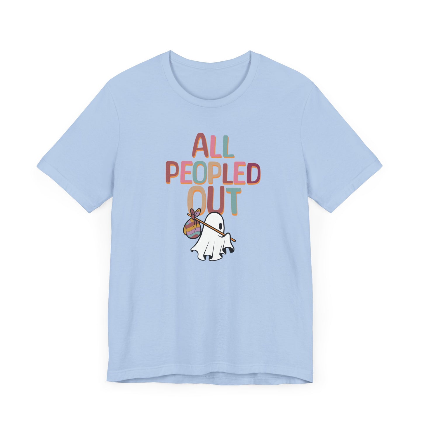 All Peopled Out Ghost Tee