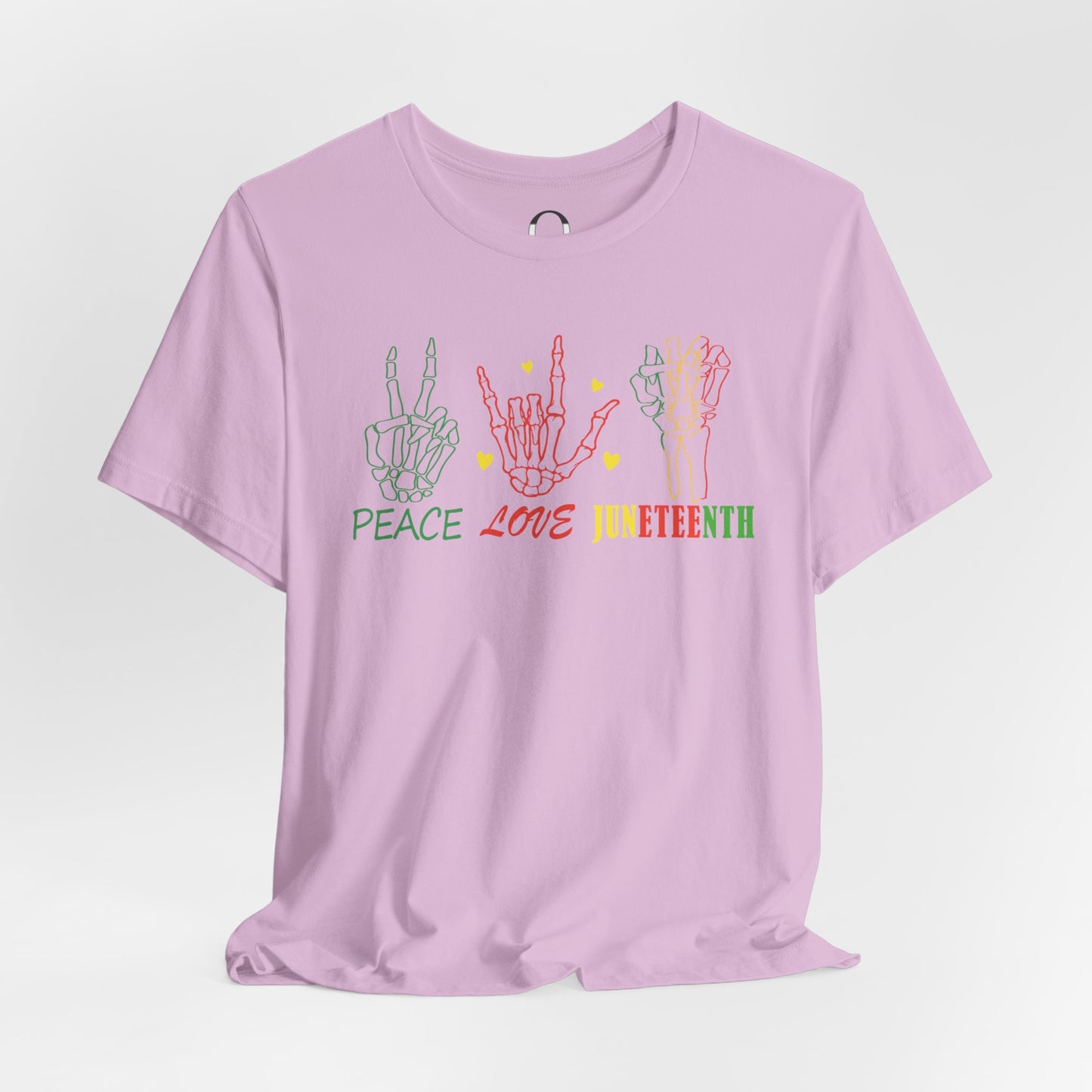 Peace. Love. Juneteenth. Short Sleeve Tee