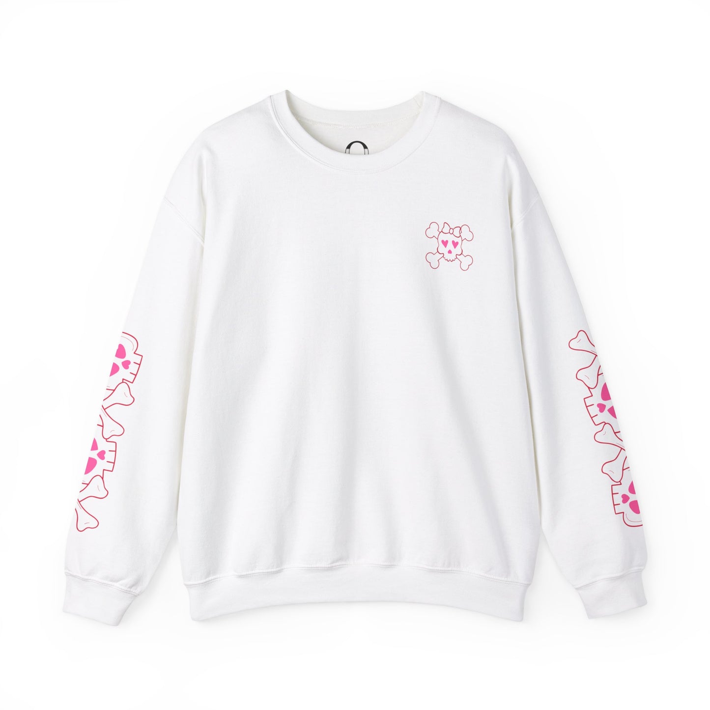Sweetheart Skull Double Sleeve Sweatshirt