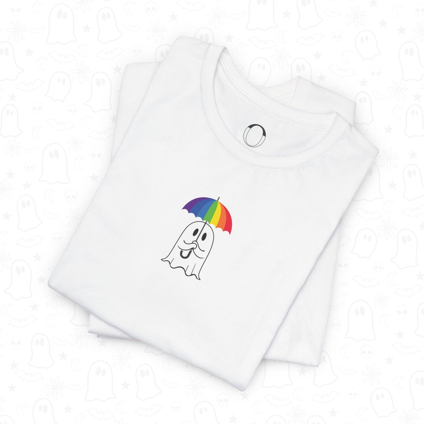 LGBTQ Pride Umbrella Ghost Minimalist Shirt