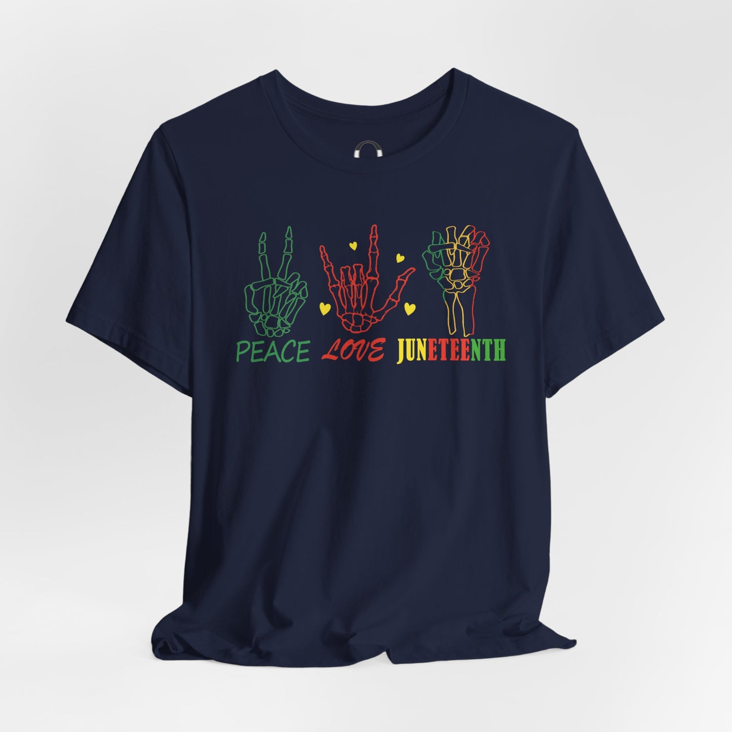 Peace. Love. Juneteenth. Short Sleeve Tee