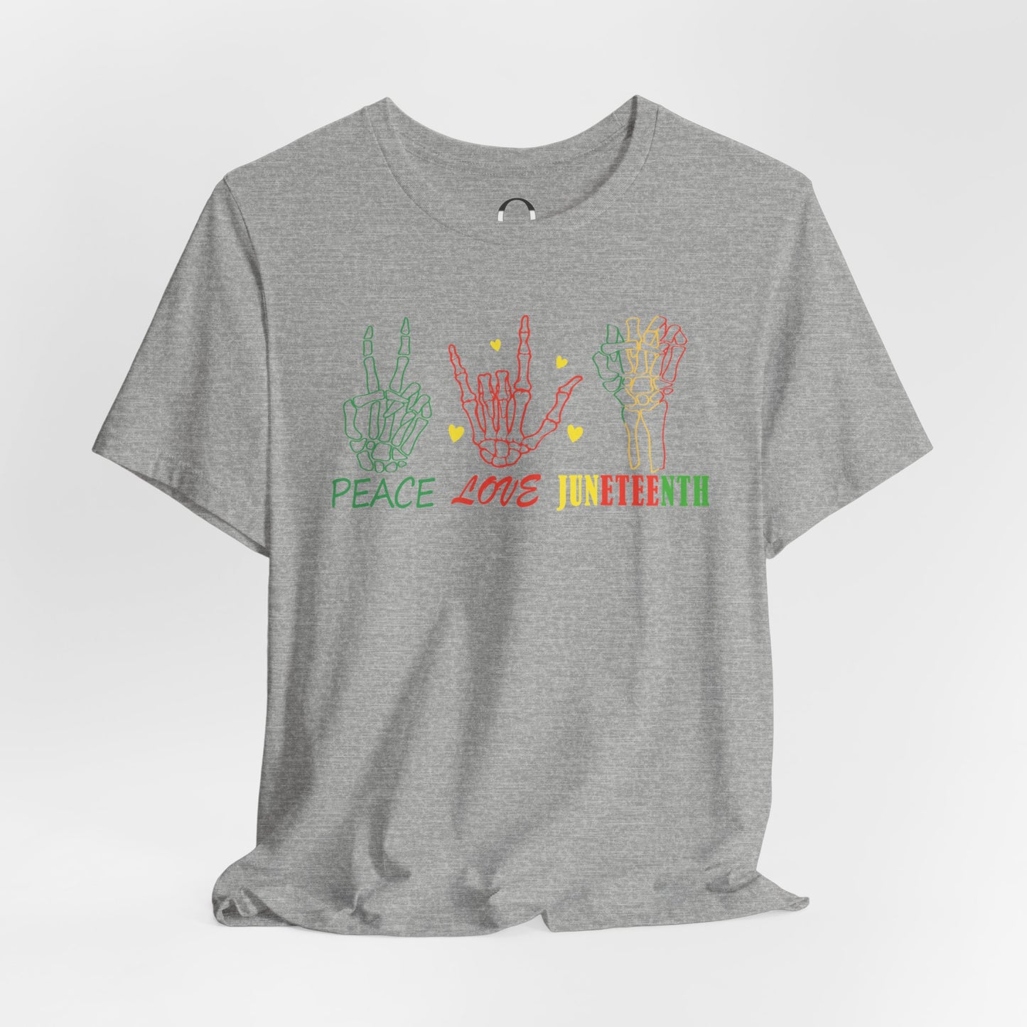 Peace. Love. Juneteenth. Short Sleeve Tee