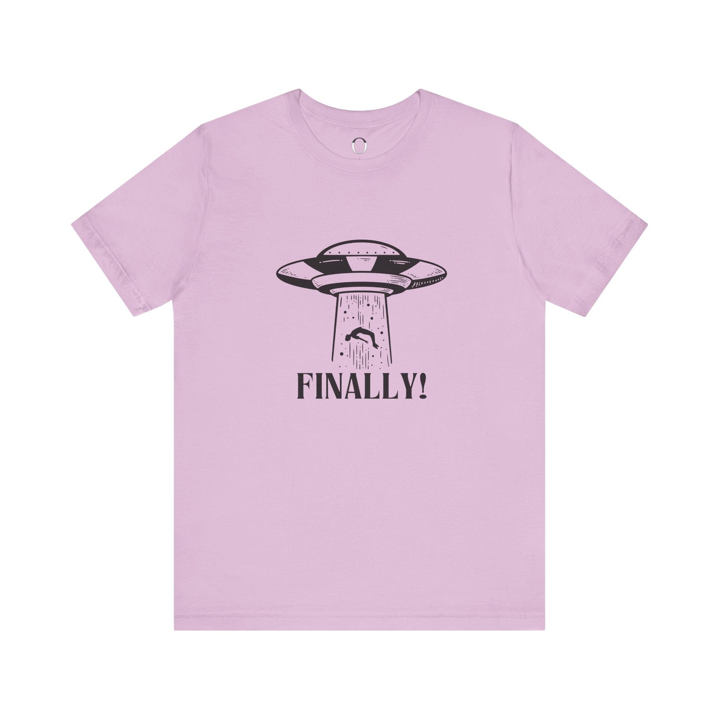 Spaceship Finally Abduction Alien Tee