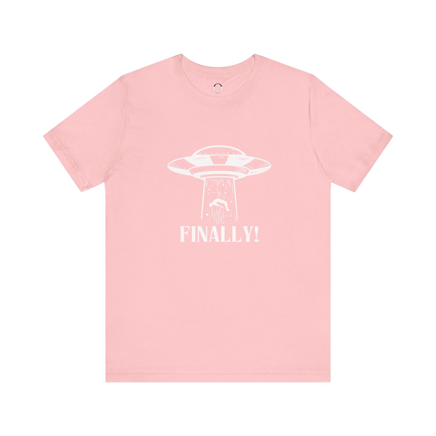 Spaceship Finally Abduction Alien Tee