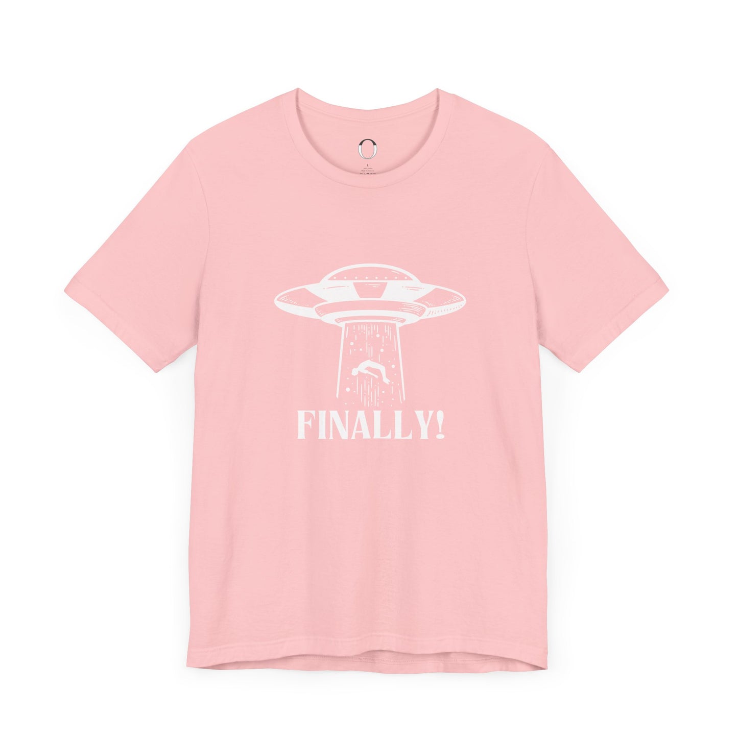 Spaceship Finally Abduction Alien Tee