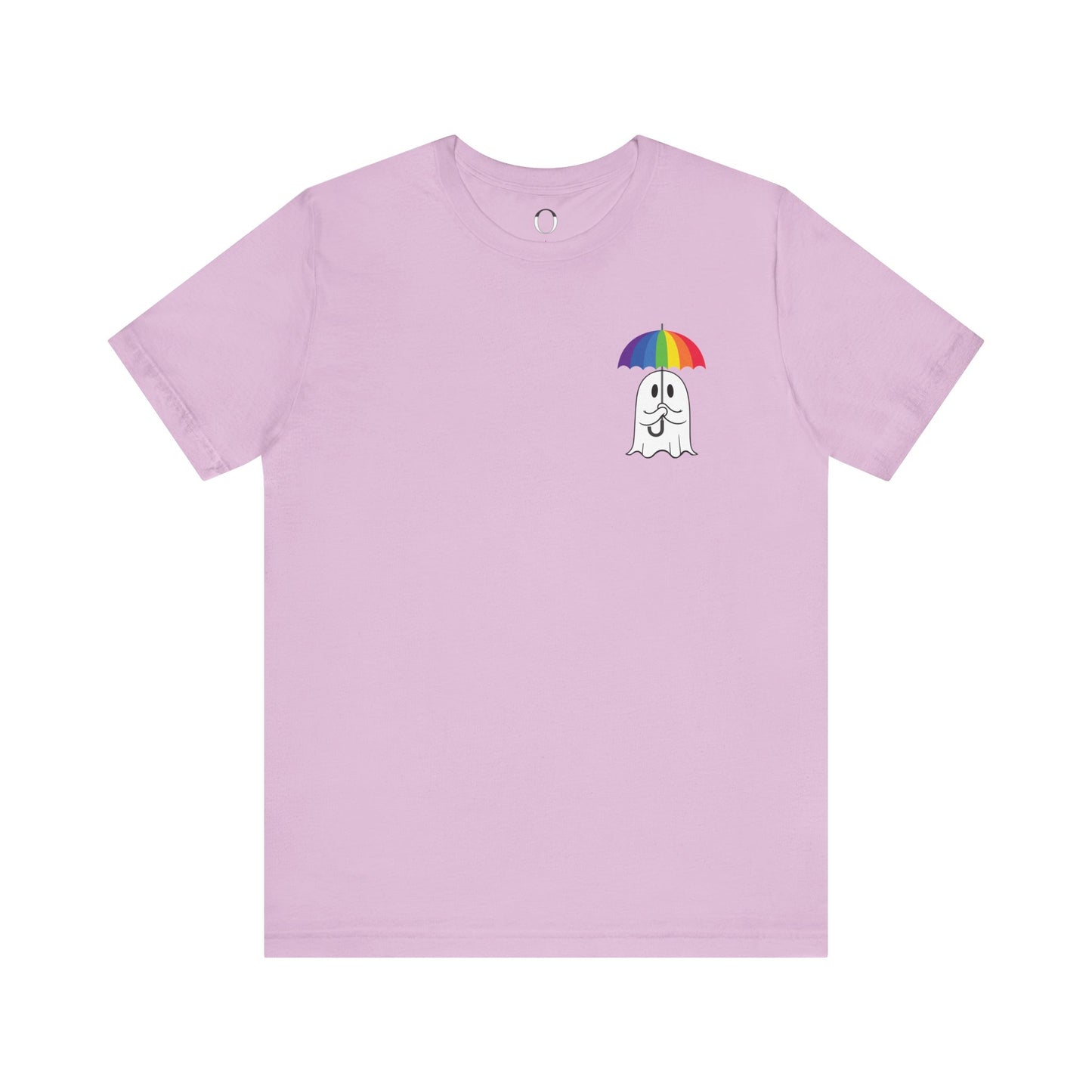 LGBTQ Pride Umbrella Ghost Pocket Shirt