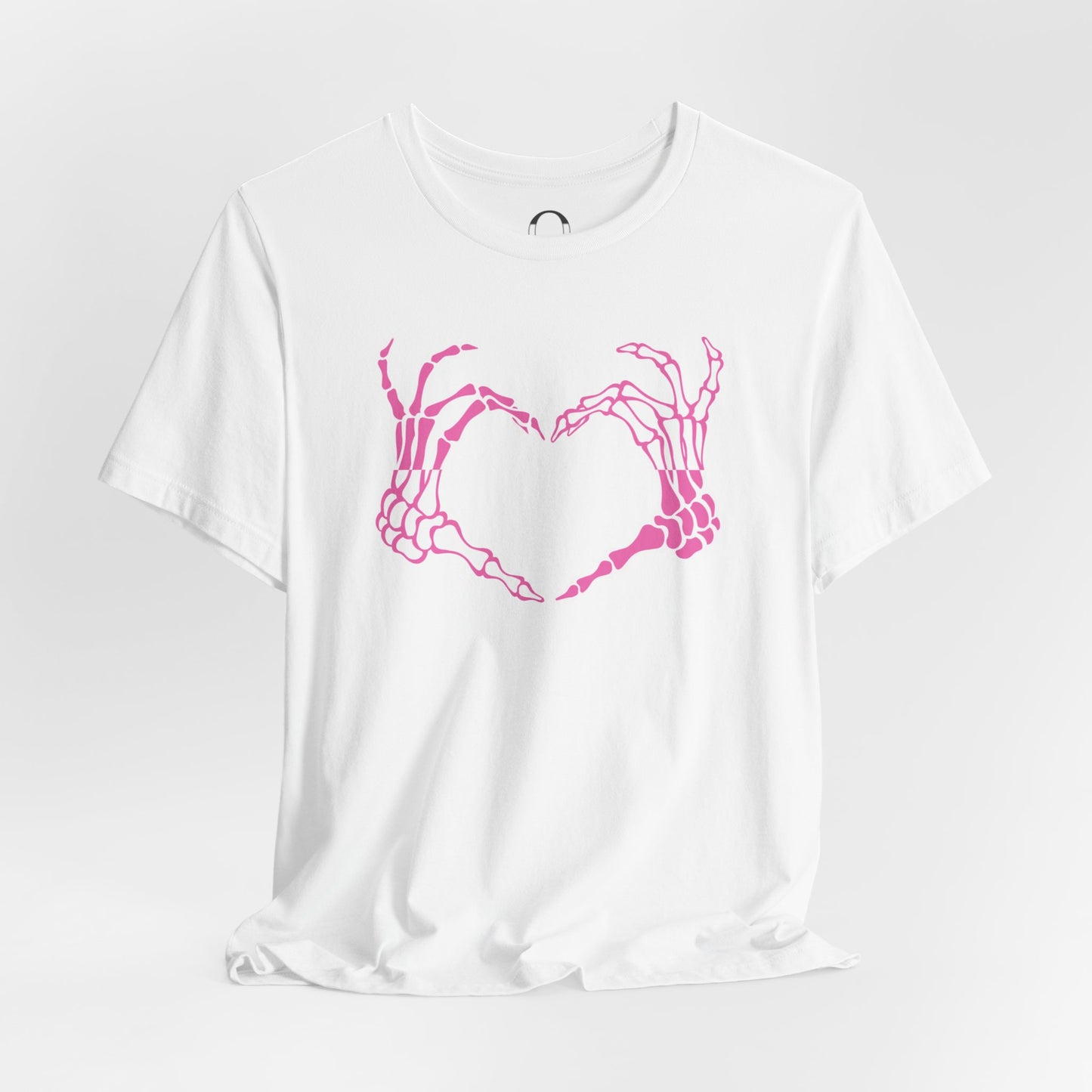 Skeleton Hand Double Pink Love Tee