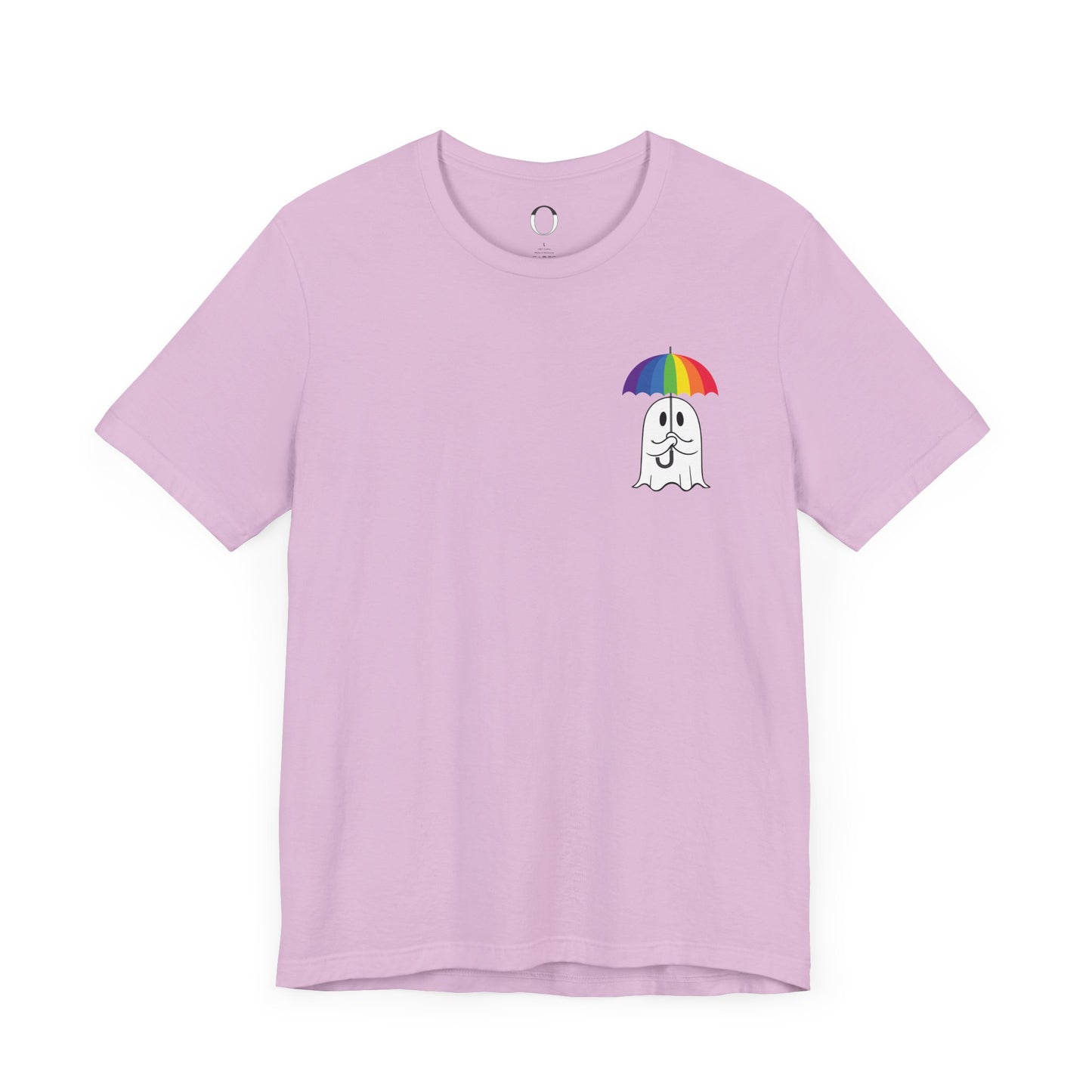 LGBTQ Pride Umbrella Ghost Pocket Shirt